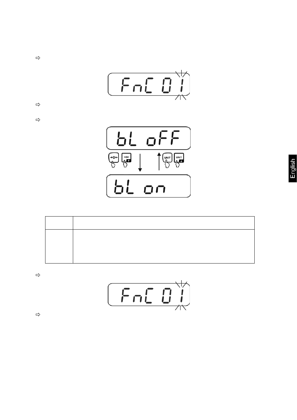 1 backlighting of the display (function "fnc 01") | KERN & SOHN KXS-TM User Manual | Page 31 / 109