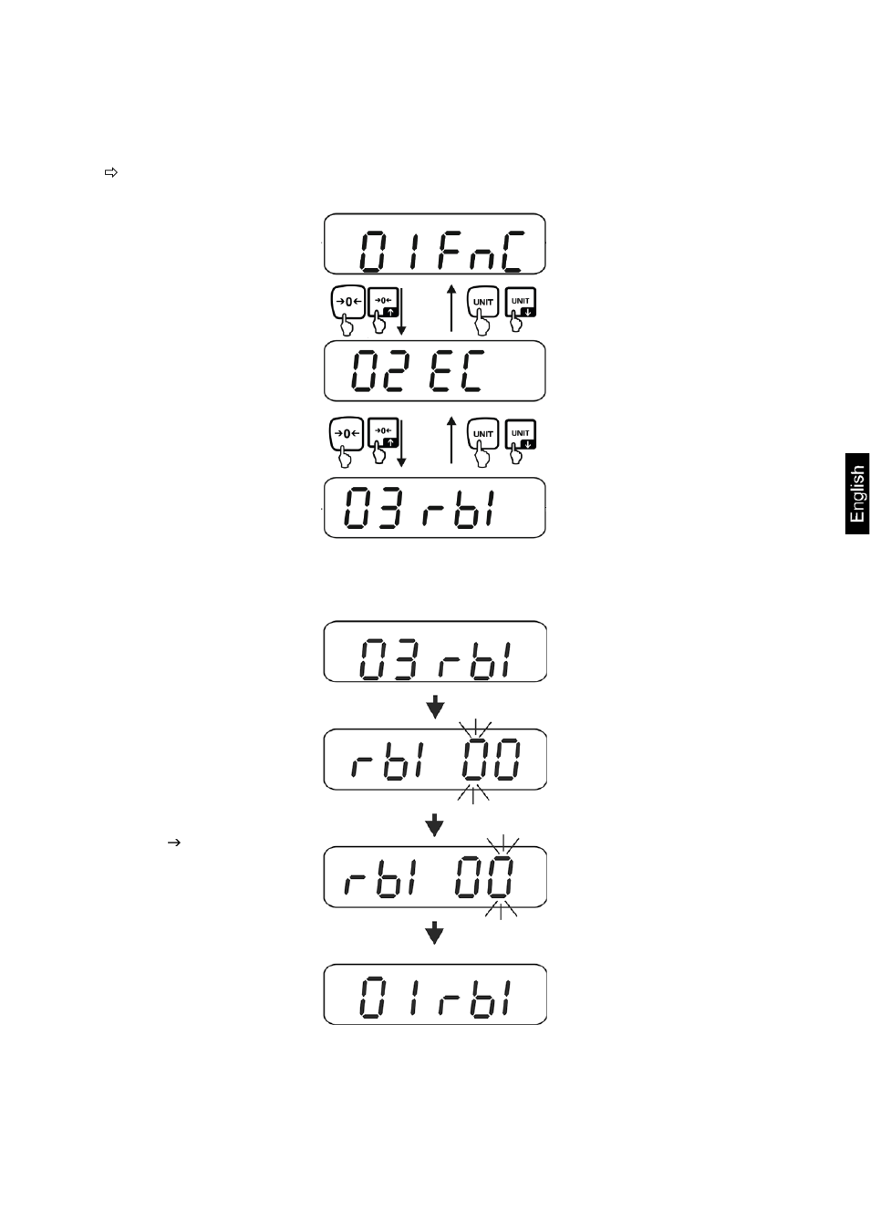 12 settings rs 232 (menu block "03 rs1”) | KERN & SOHN KXS-TM User Manual | Page 53 / 109