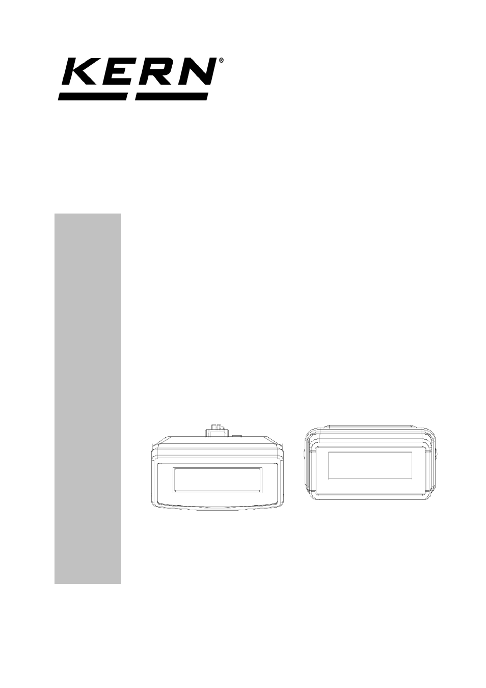 KERN & SOHN SFB 300K-1LM Addendum User Manual | 6 pages