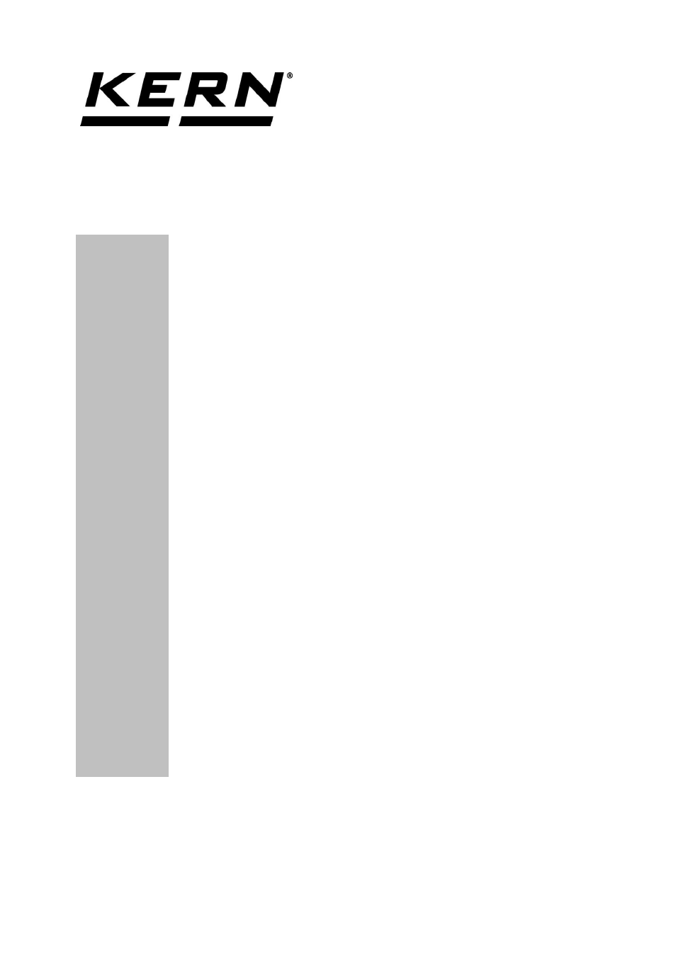 KERN & SOHN IEX 100K-1MEU Safety User Manual | 11 pages