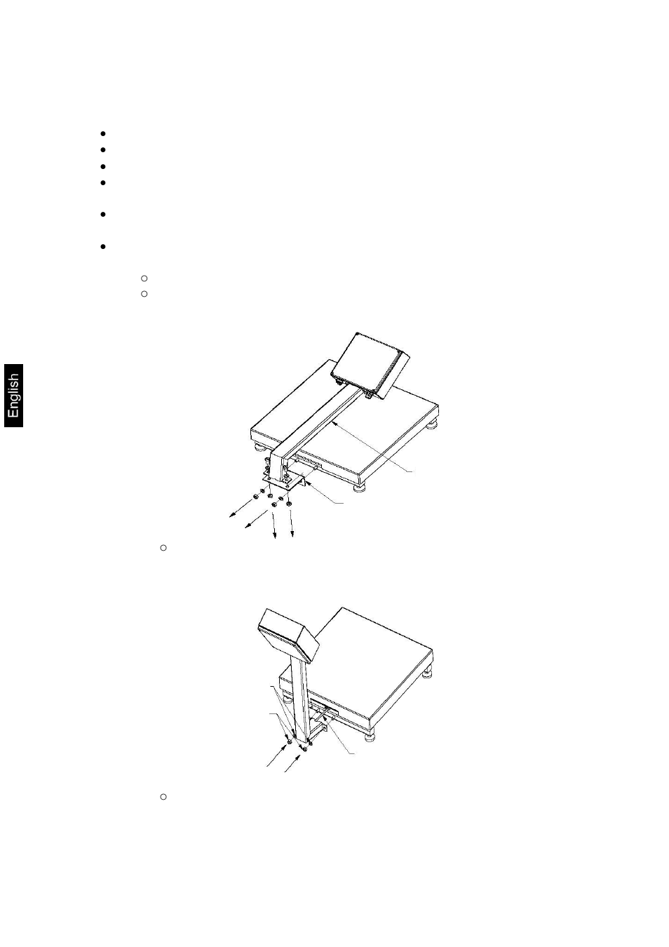 Installation instruction of scale | KERN & SOHN OEX Safety User Manual | Page 8 / 12
