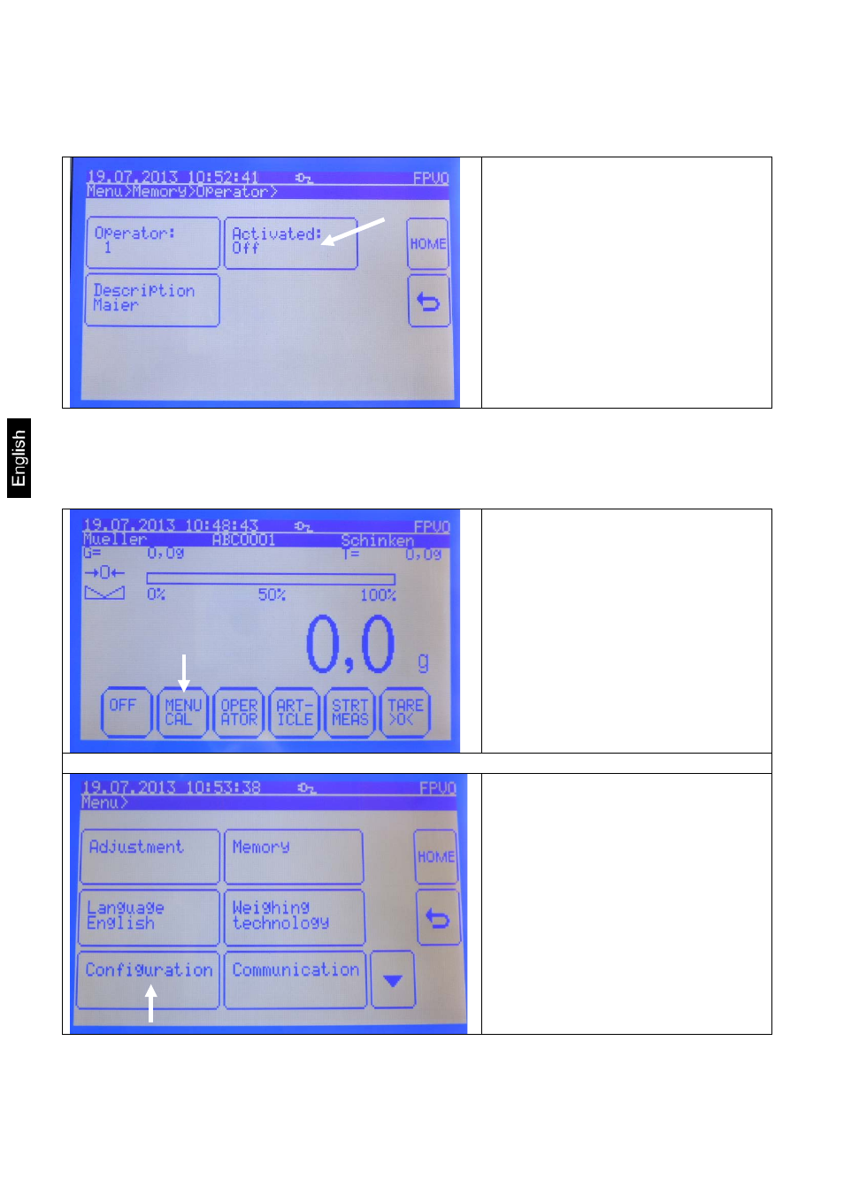 5 activate operator, 6 operating mode settings | KERN & SOHN FKTF User Manual | Page 20 / 25