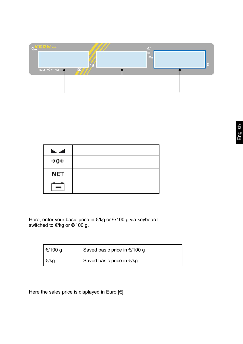 KERN & SOHN RFB User Manual | Page 7 / 38