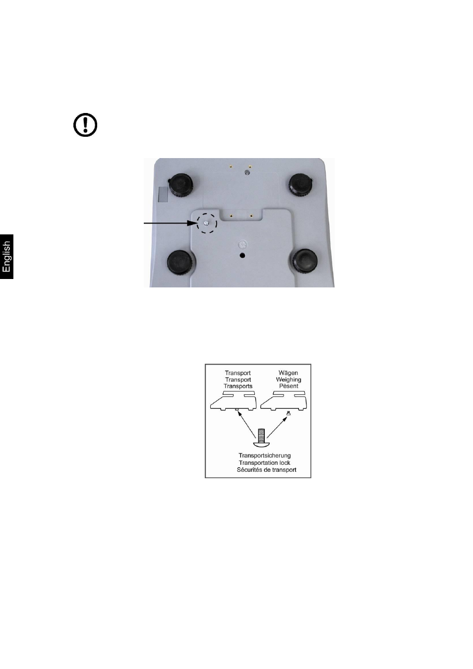Transport securing | KERN & SOHN CCS Version 2.0 User Manual | Page 12 / 81