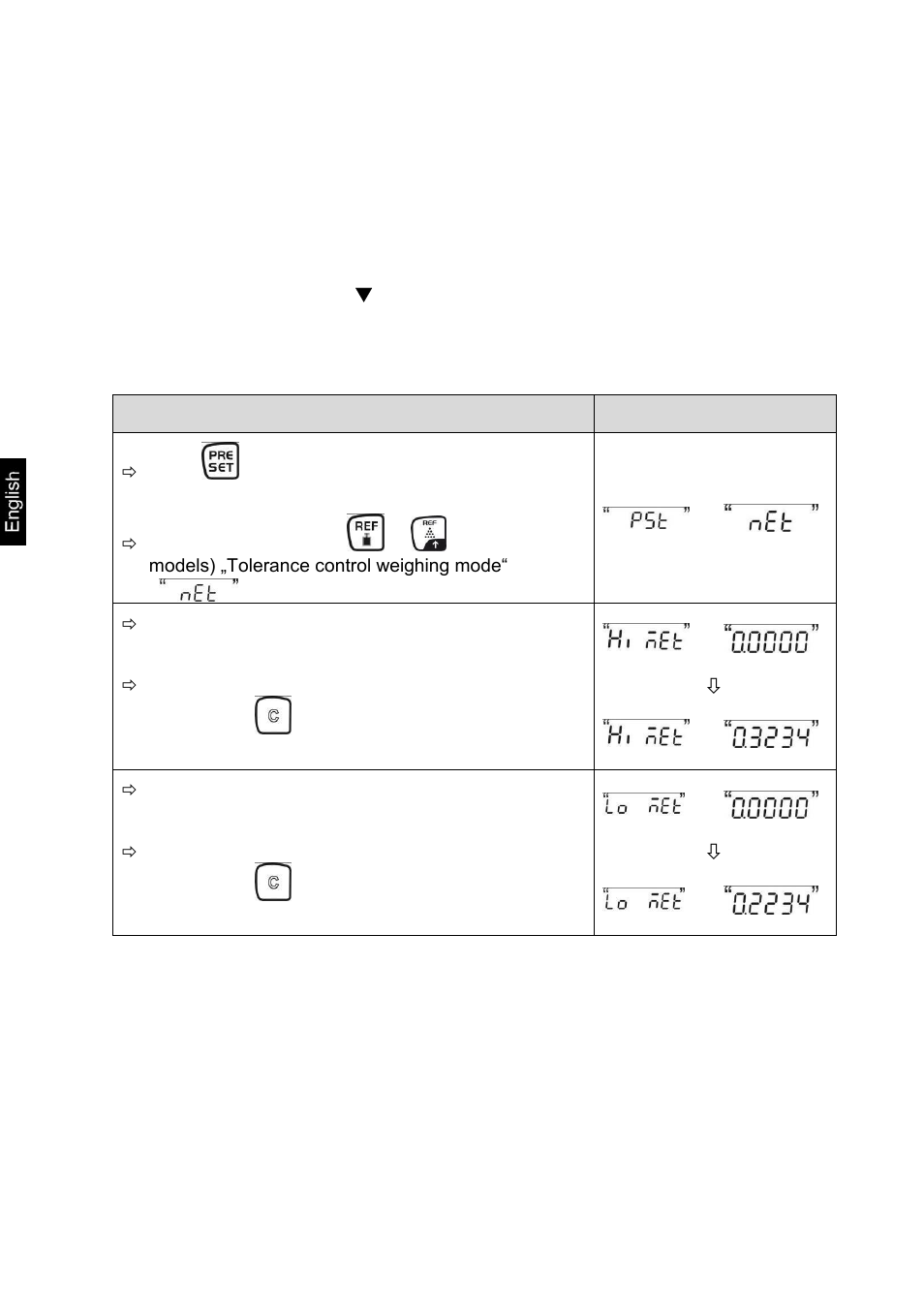 Control 48, Tolerance control in weighing mode | KERN & SOHN CCS Version 2.0 User Manual | Page 48 / 81