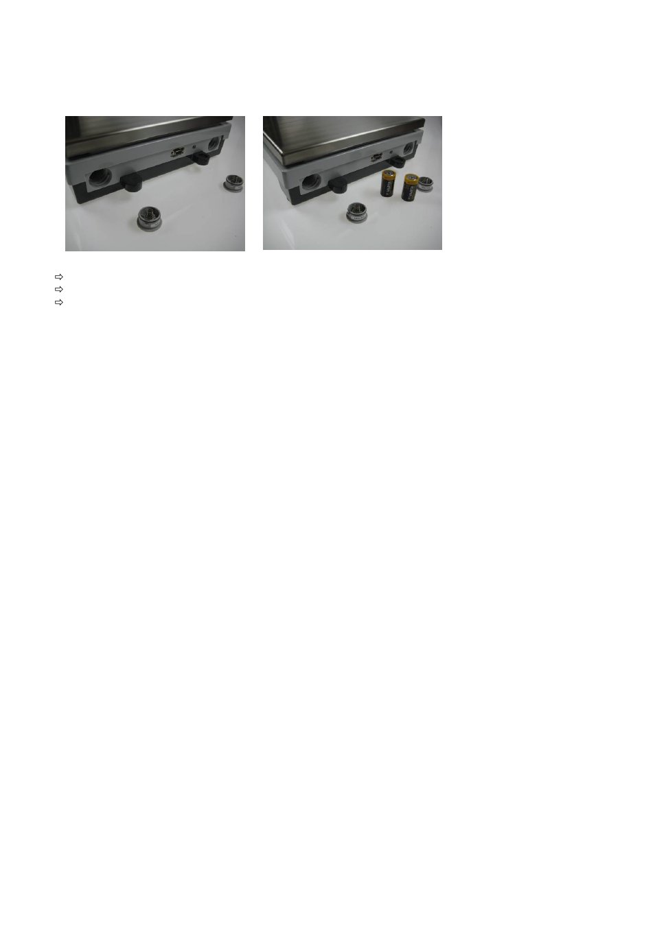 4 battery operation cke, 5 connection of peripheral devices, 6 initial commissioning | KERN & SOHN CDS User Manual | Page 12 / 22