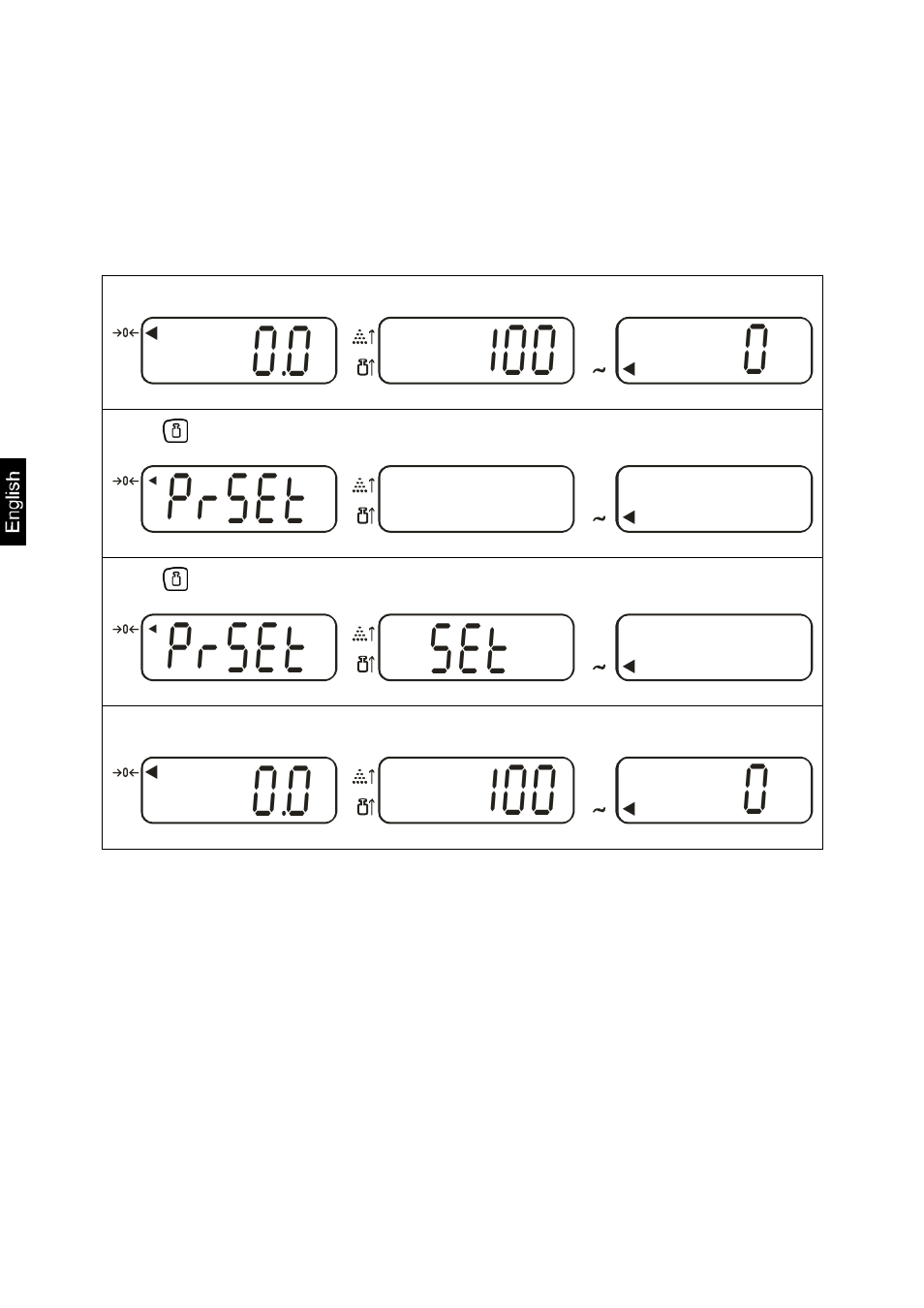 4 store/call reference weight, 1 save, Plset | KERN & SOHN CXP Version 1.7 User Manual | Page 28 / 54