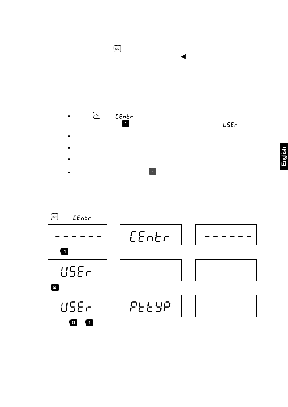 3 delete stored values, 12 application menu, 1 navigation in the menu | Centr, User, Pttxp | KERN & SOHN CXP Version 1.7 User Manual | Page 39 / 54