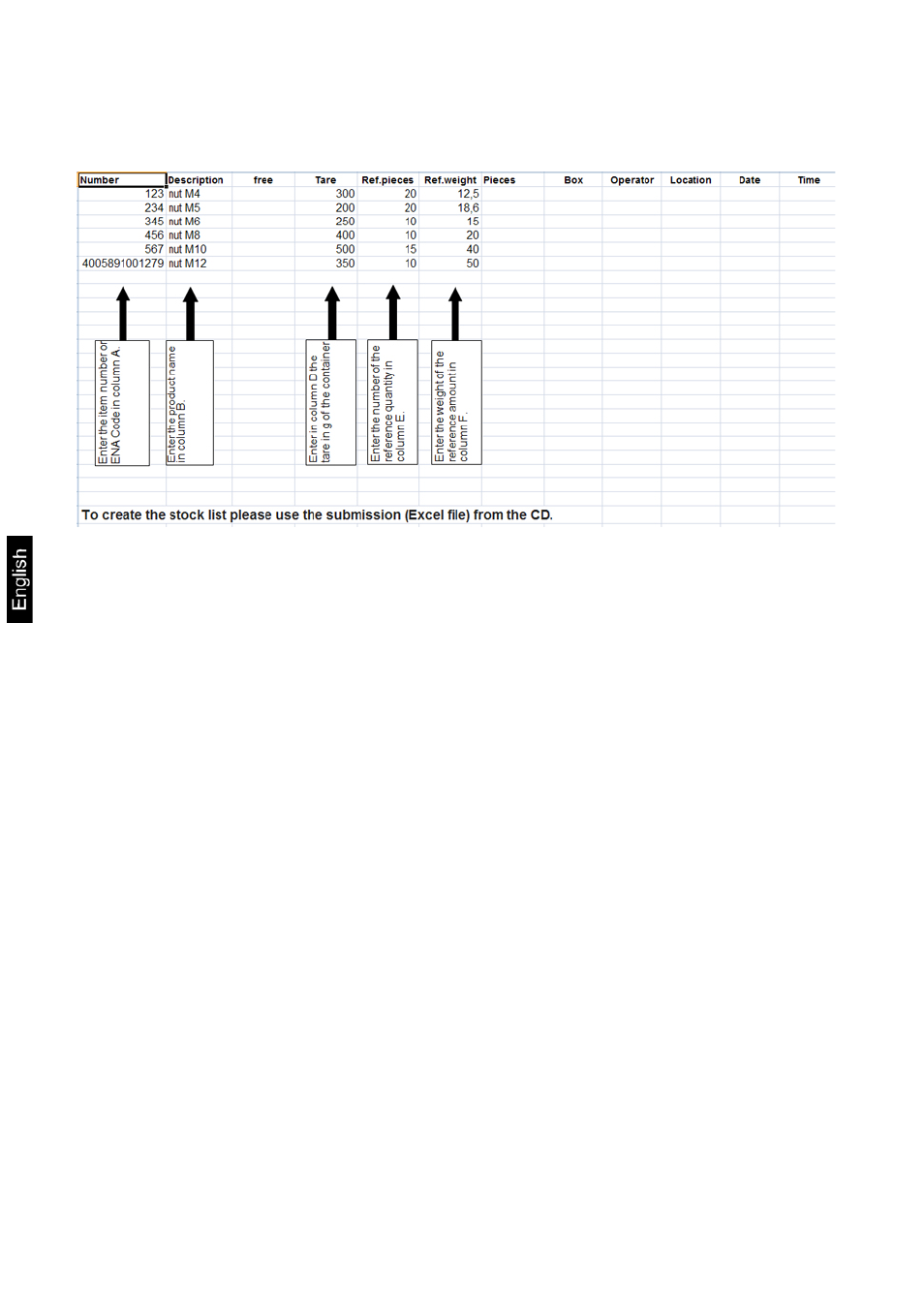 13 creating a stock list | KERN & SOHN FKA 60K-4 User Manual | Page 40 / 45