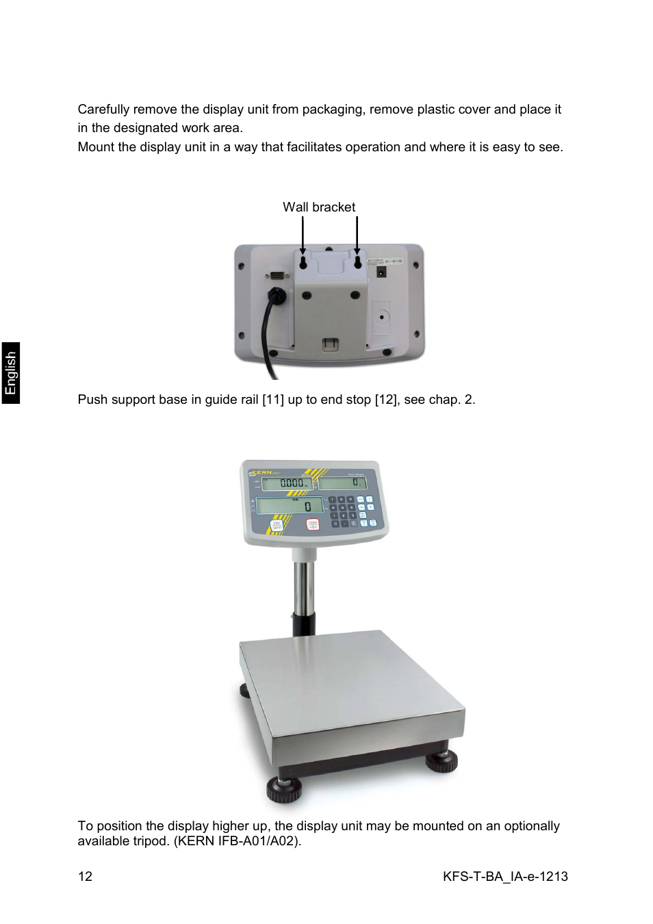 3 unpacking/installation | KERN & SOHN IFS 300K-3 User Manual | Page 12 / 52