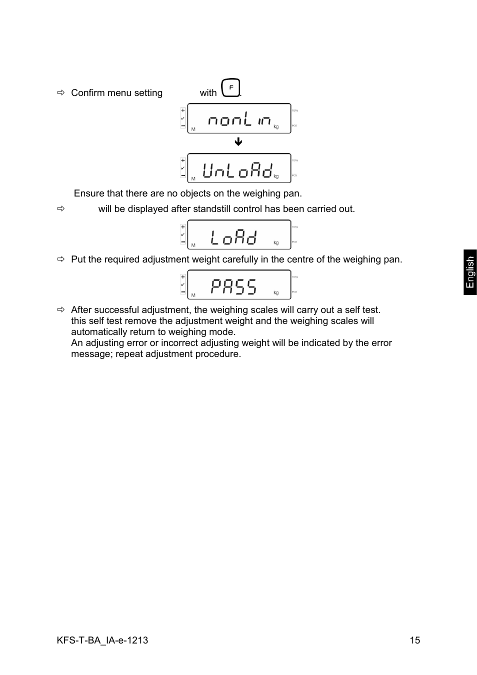KERN & SOHN IFS 300K-3 User Manual | Page 15 / 52