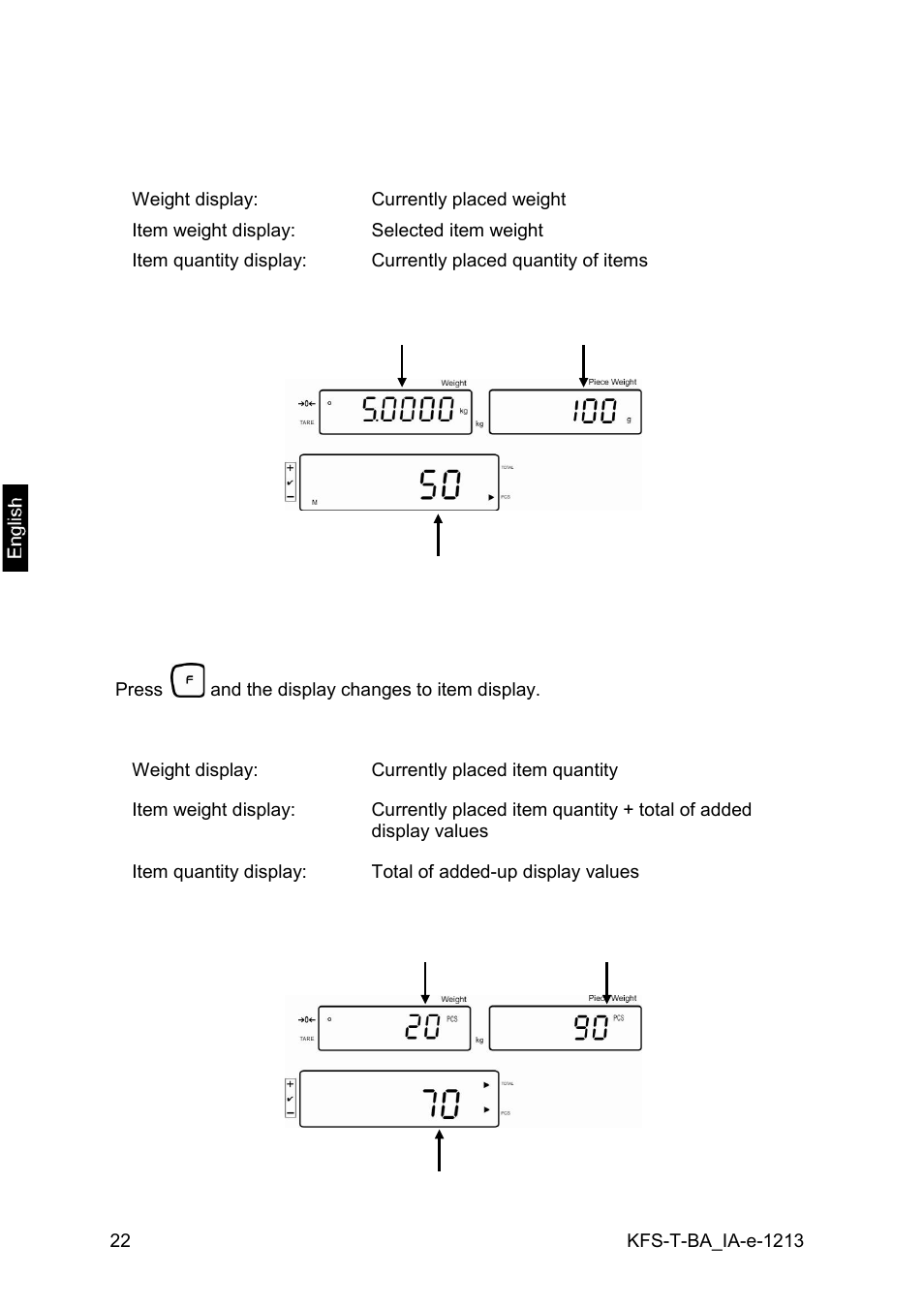 7 totalization | KERN & SOHN IFS 300K-3 User Manual | Page 22 / 52