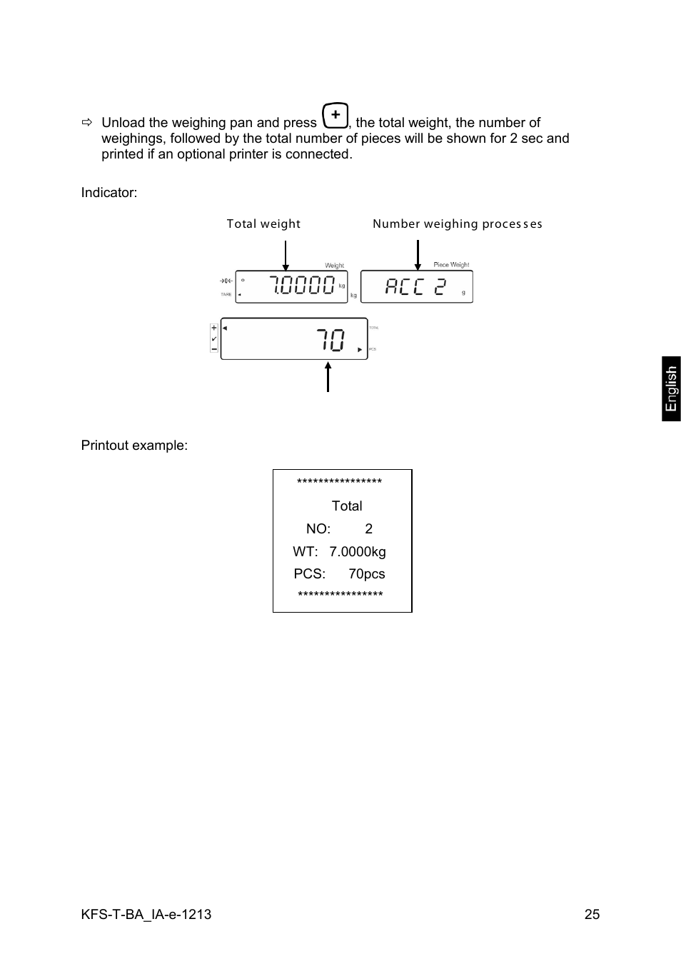 KERN & SOHN IFS 300K-3 User Manual | Page 25 / 52