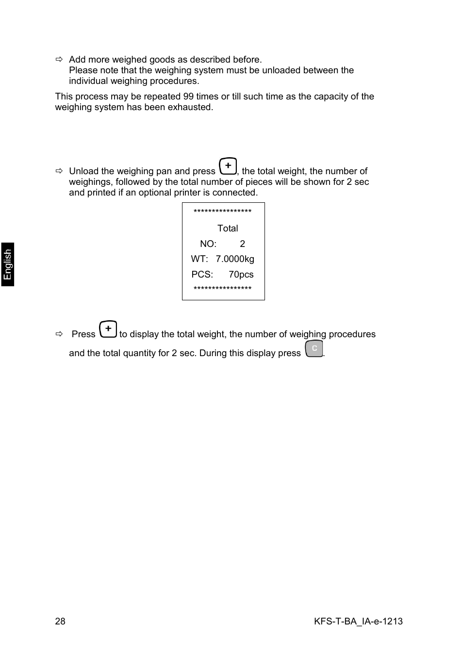 KERN & SOHN IFS 300K-3 User Manual | Page 28 / 52