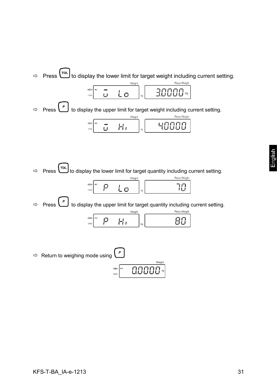 KERN & SOHN IFS 300K-3 User Manual | Page 31 / 52
