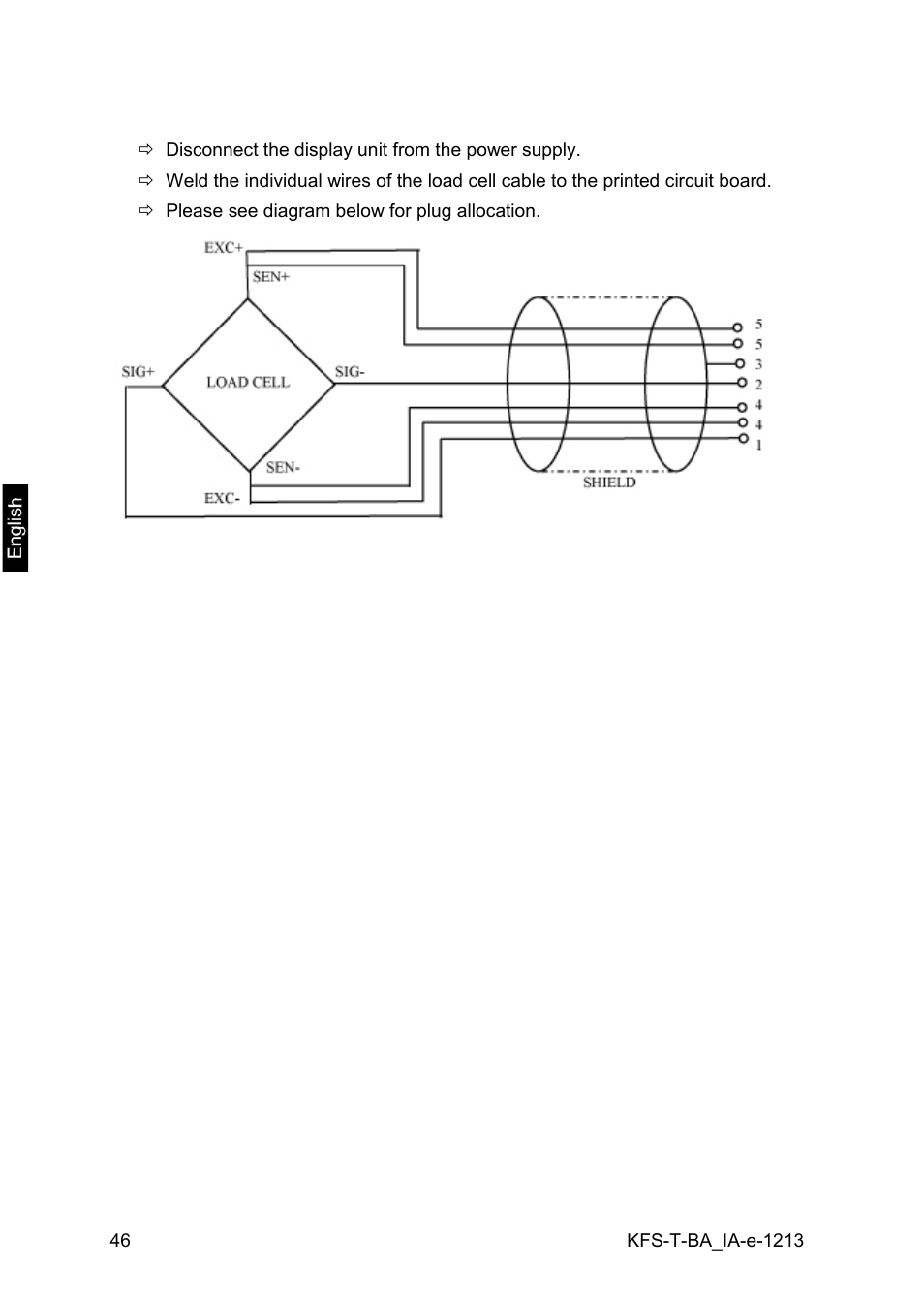 3 how to connect the platform | KERN & SOHN IFS 300K-3 User Manual | Page 46 / 52