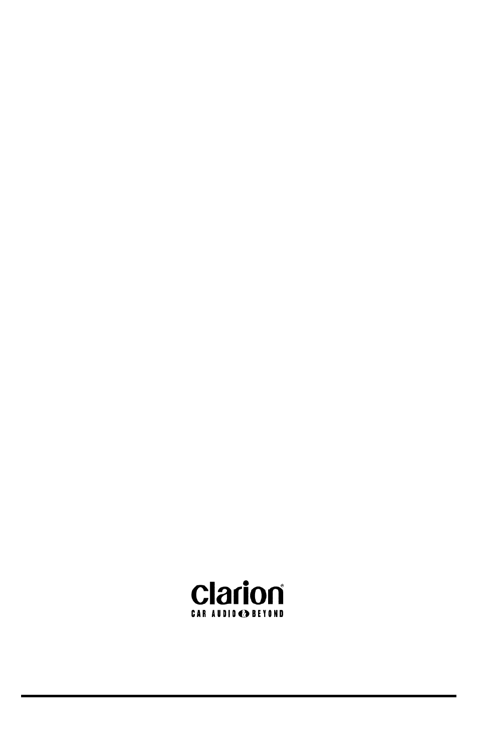 Clarion APX400 User Manual | Page 16 / 16