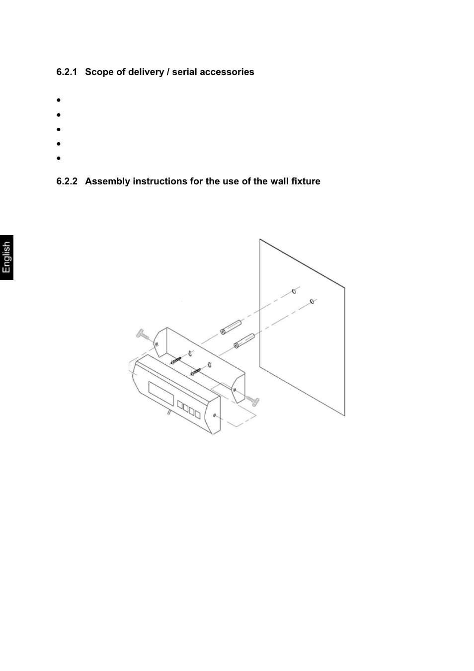 1 scope of delivery / serial accessories, Scope of delivery / serial accessories | KERN & SOHN EOE XL User Manual | Page 15 / 24