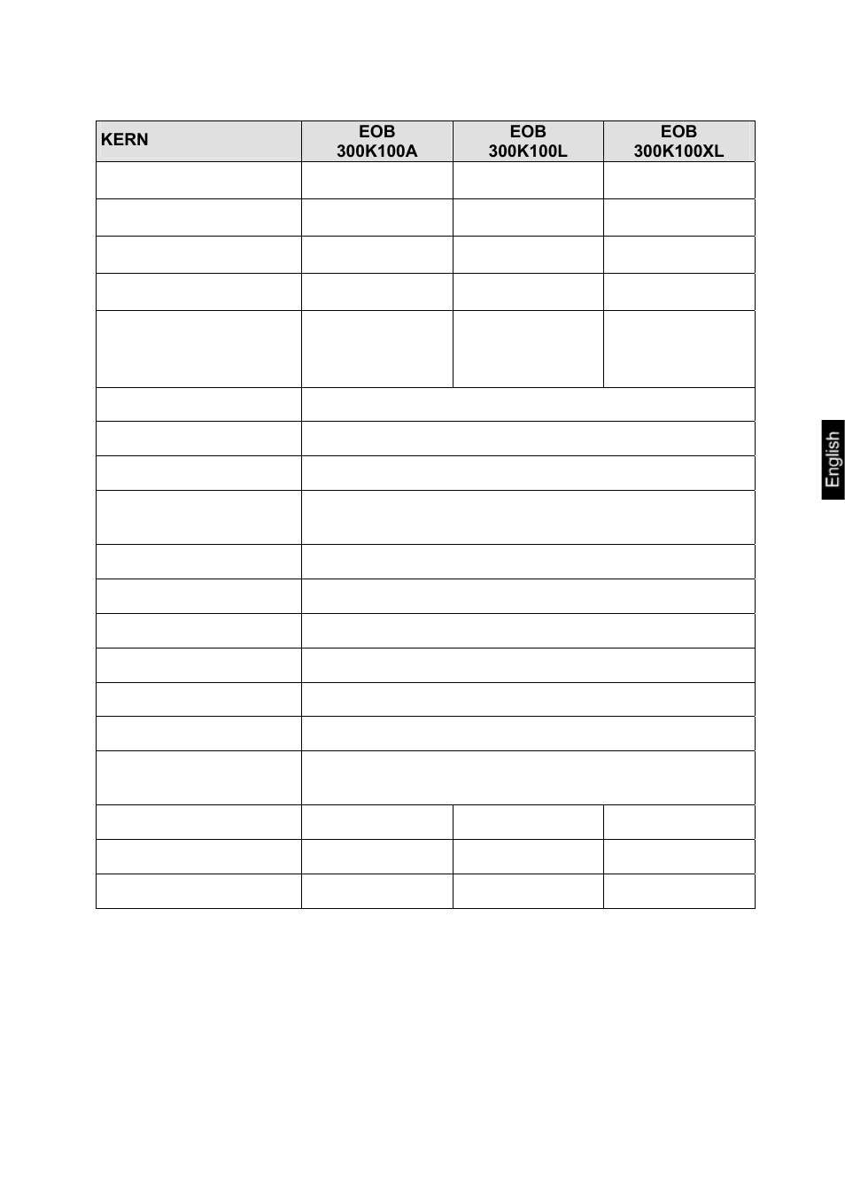 KERN & SOHN EOE XL User Manual | Page 6 / 24