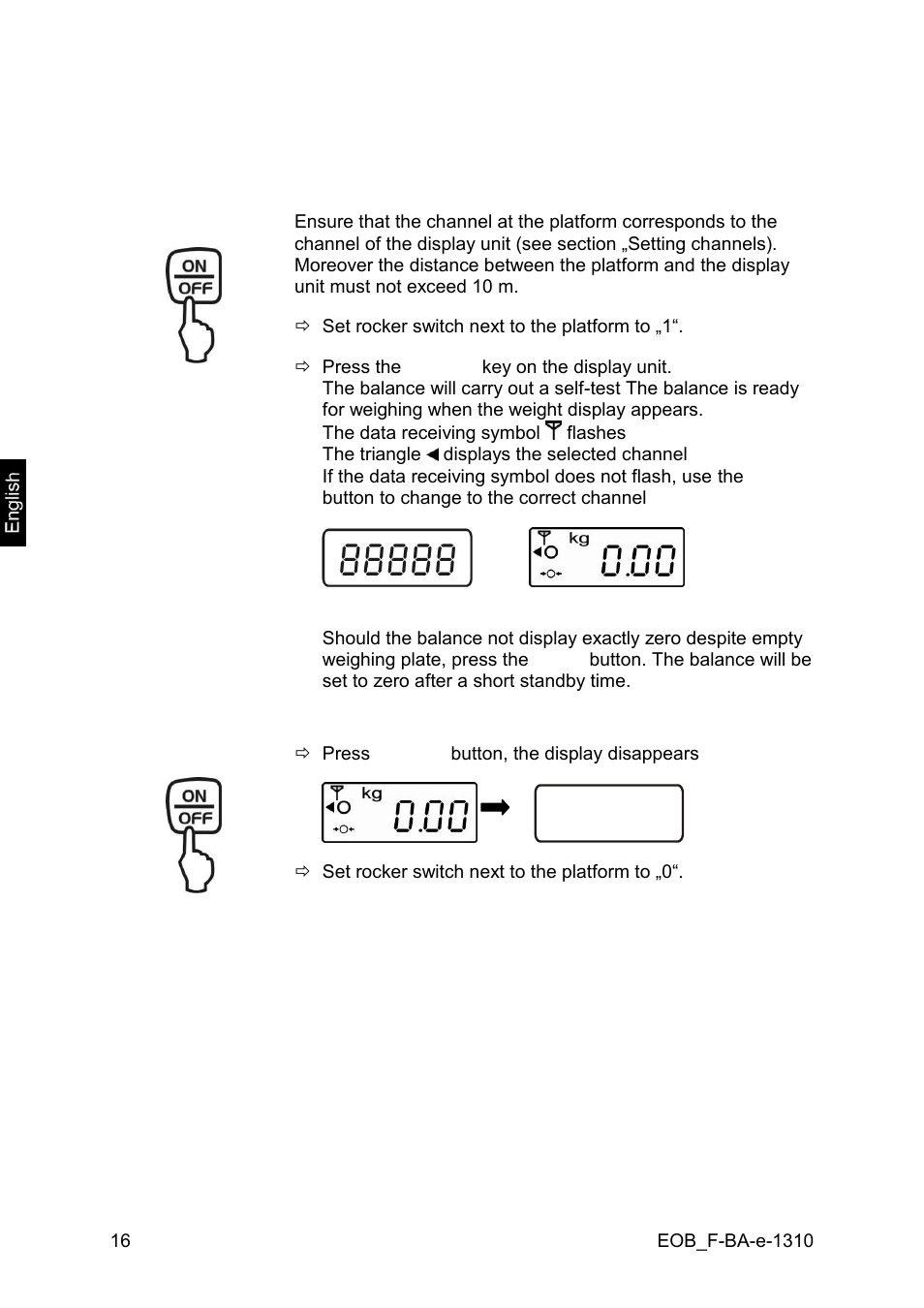 KERN & SOHN EOB F User Manual | Page 16 / 27