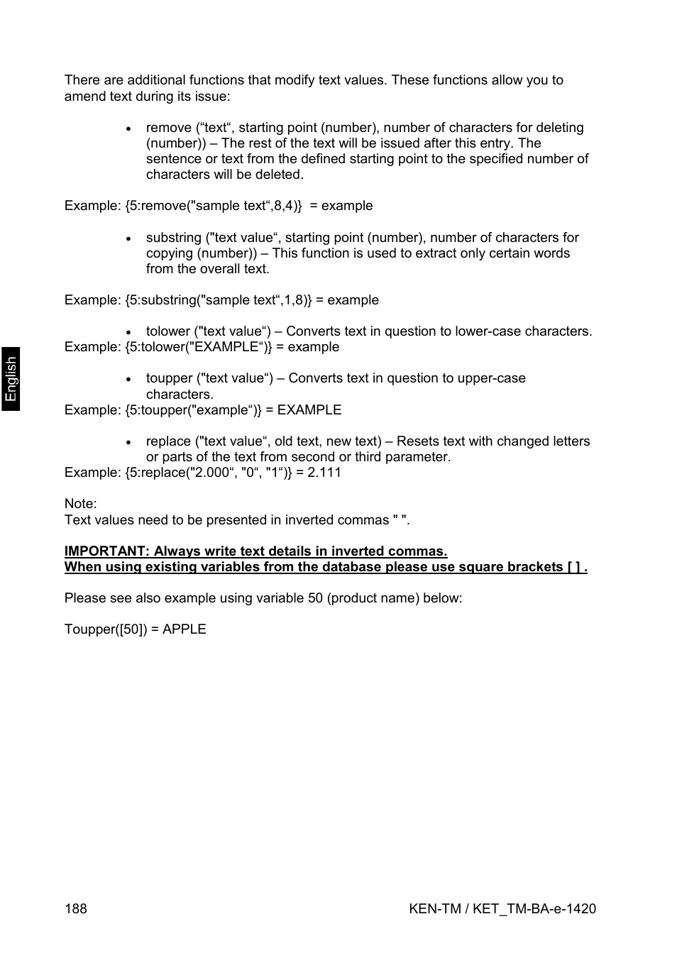 KERN & SOHN KET-TM User Manual | Page 188 / 223