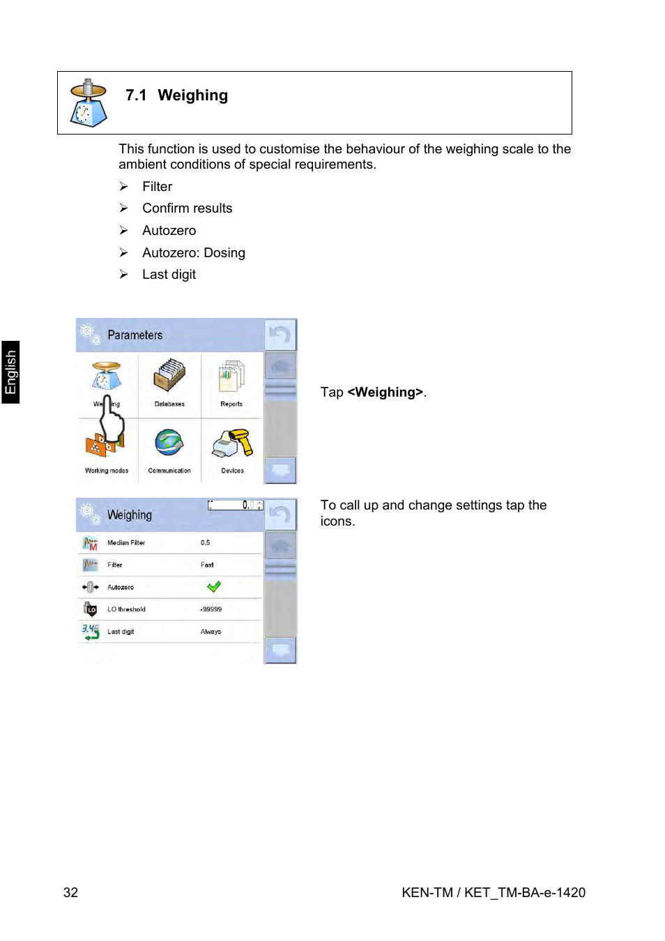 KERN & SOHN KET-TM User Manual | Page 32 / 223