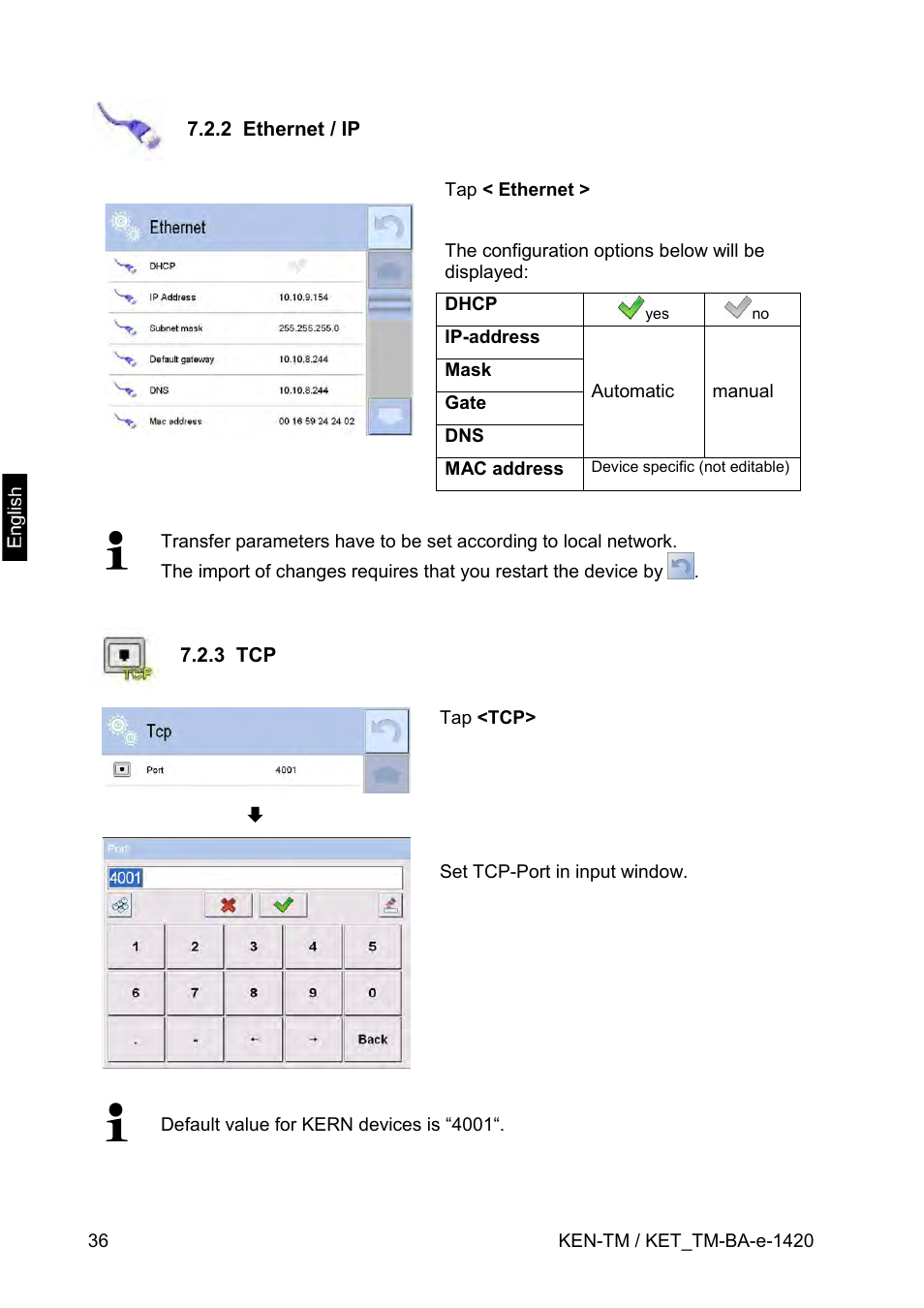 KERN & SOHN KET-TM User Manual | Page 36 / 223