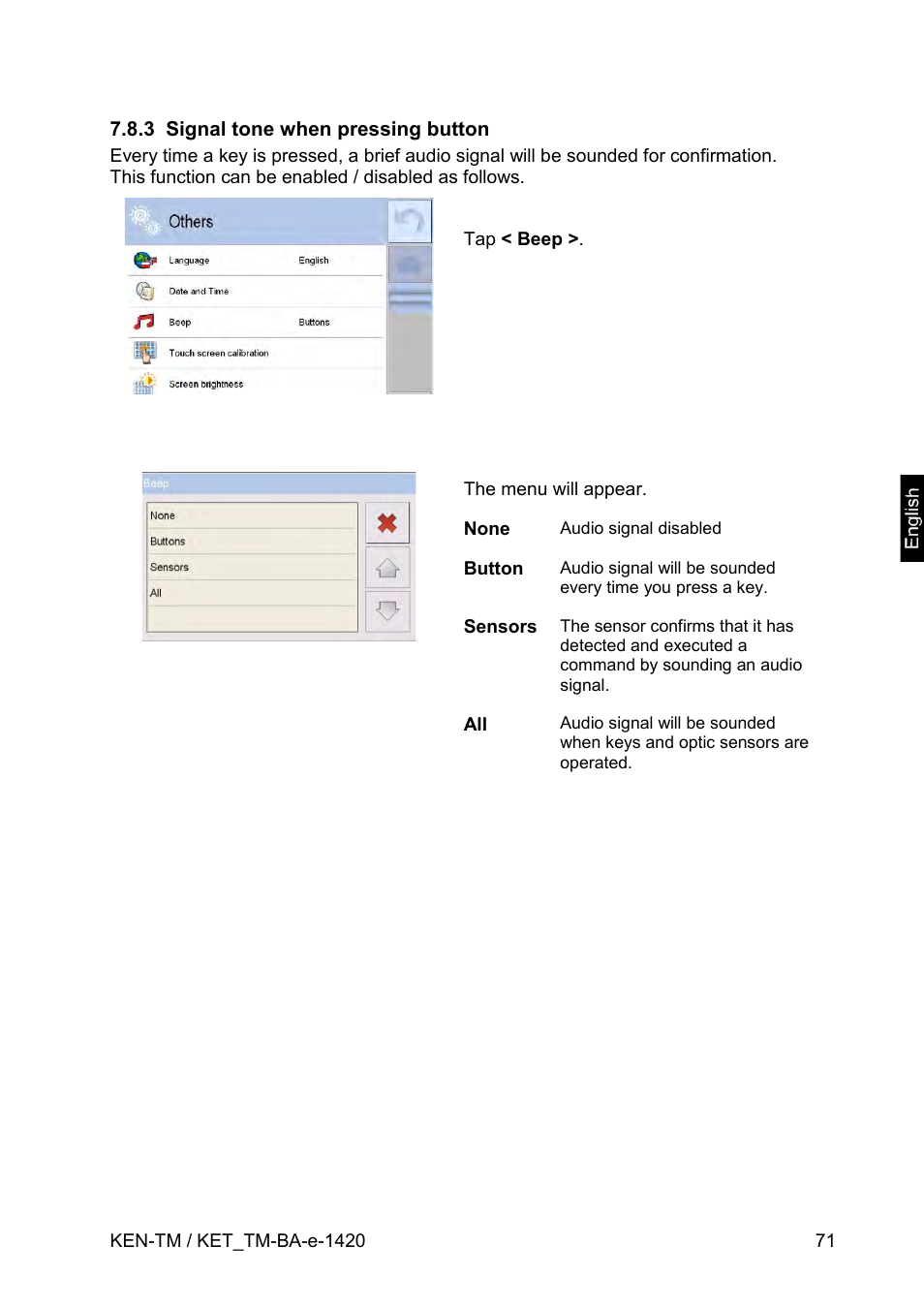 KERN & SOHN KET-TM User Manual | Page 71 / 223