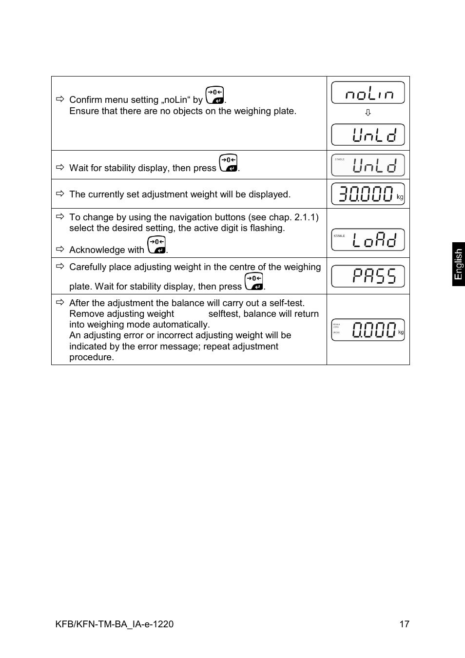 KERN & SOHN FA 6T-3M User Manual | Page 17 / 83