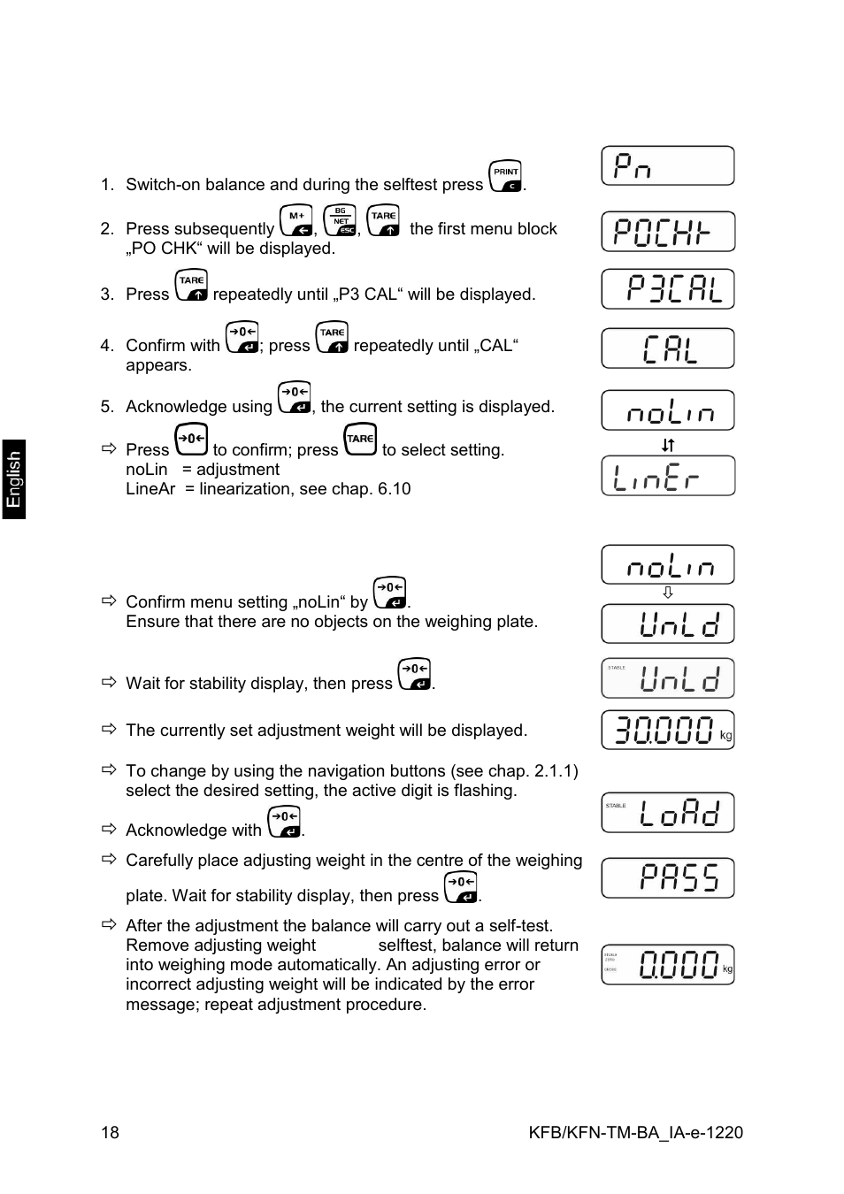2 non verifiable weighing systems | KERN & SOHN FA 6T-3M User Manual | Page 18 / 83