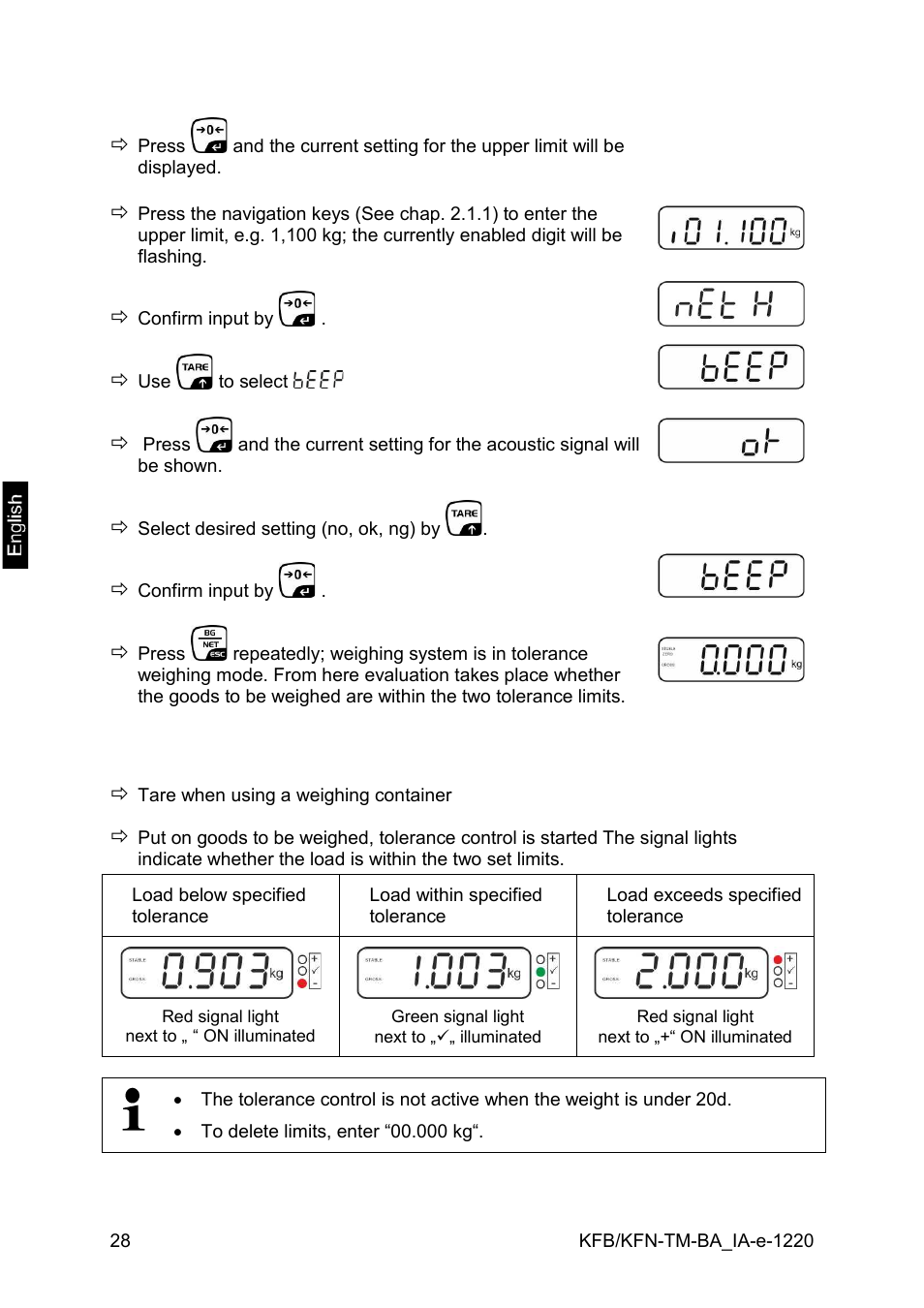 KERN & SOHN FA 6T-3M User Manual | Page 28 / 83