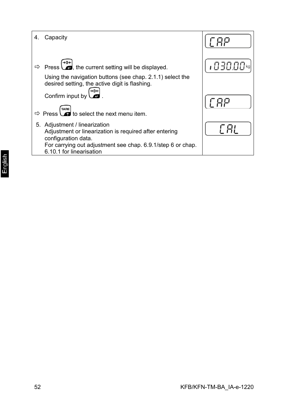 KERN & SOHN FA 6T-3M User Manual | Page 52 / 83