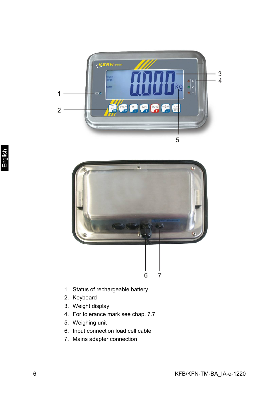 KERN & SOHN FA 6T-3M User Manual | Page 6 / 83
