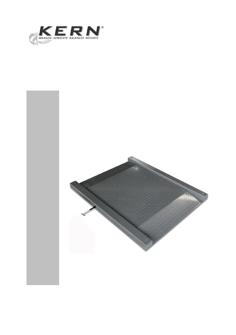 KERN & SOHN NFB 1.5T0.5LM Platform User Manual | 18 pages