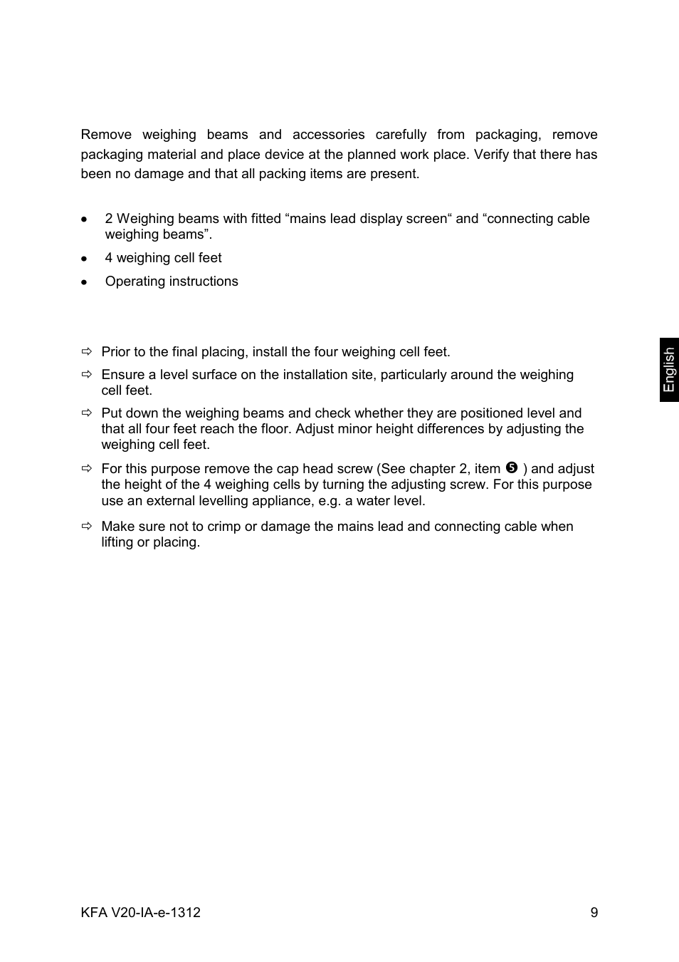 KERN & SOHN KFA 6000V20L User Manual | Page 9 / 16