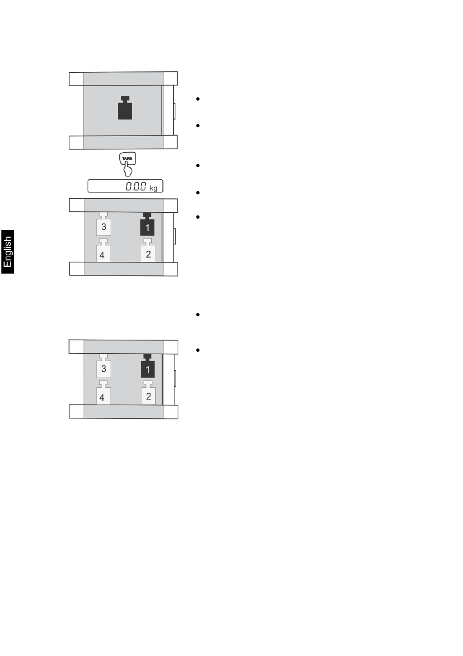 2 checking and adjustment of the corner load | KERN & SOHN KFU 1500V30M User Manual | Page 14 / 16