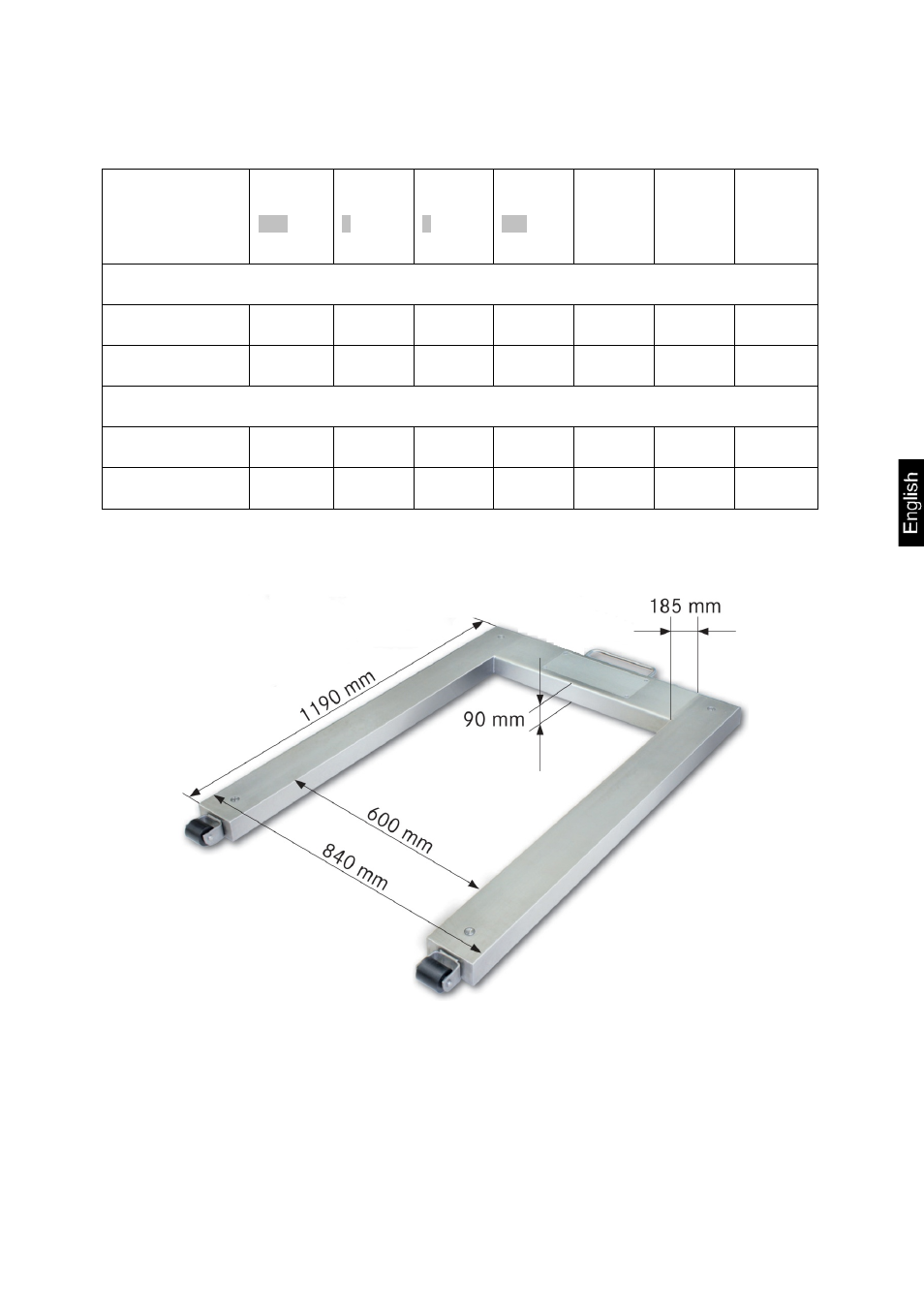 Technical data | KERN & SOHN KFU 1500V30M User Manual | Page 3 / 16