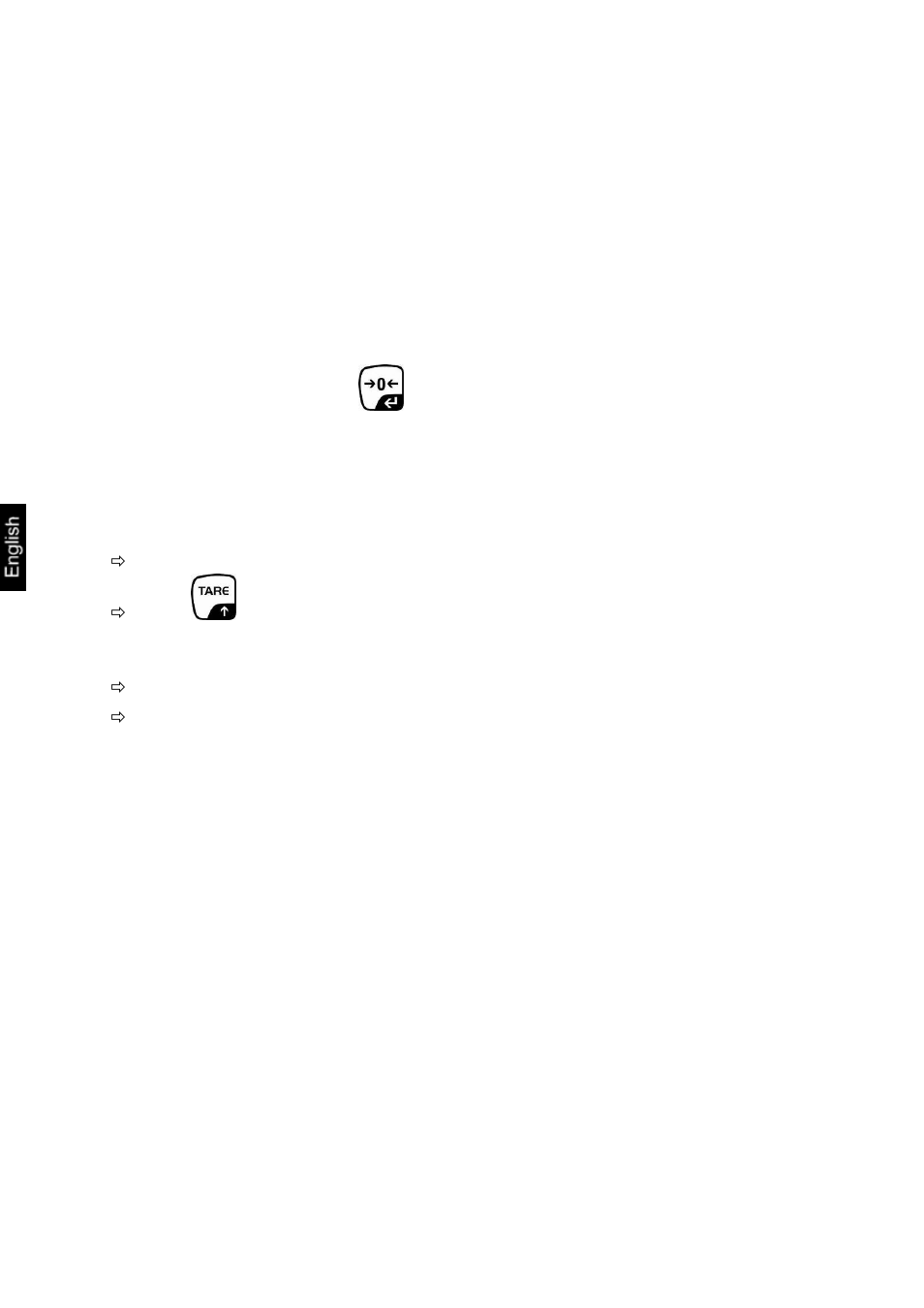 7 functions of display unit, 1 prior to weighing, 1 zero-point check | 2 net weighing: taring by button, Functions of display unit, Prior to weighing, Zero-point check, Net weighing: taring by button | KERN & SOHN VFS 2T1 User Manual | Page 22 / 36