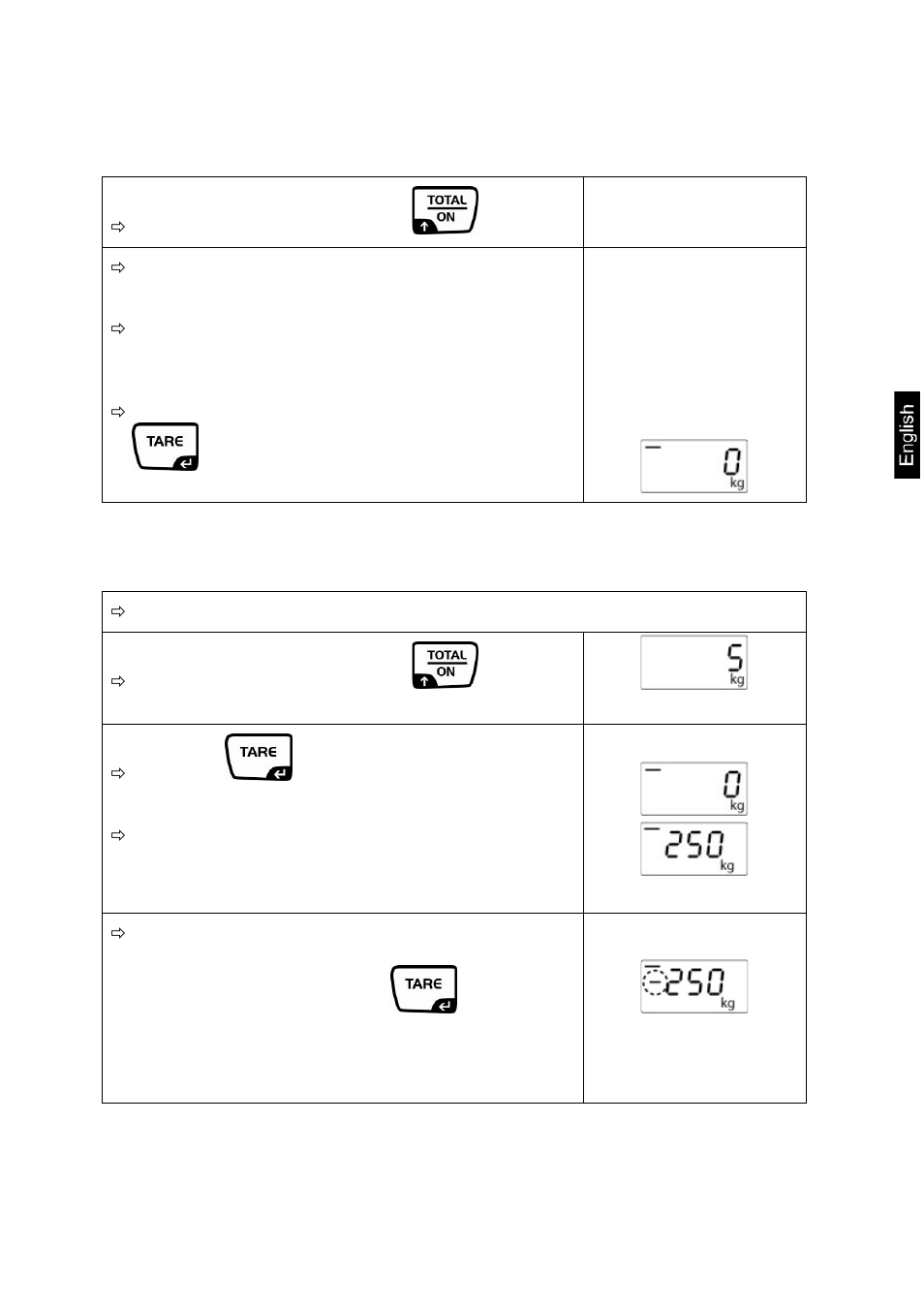 4 zero point correction, 5 taring | KERN & SOHN VHE 2T5A User Manual | Page 19 / 24