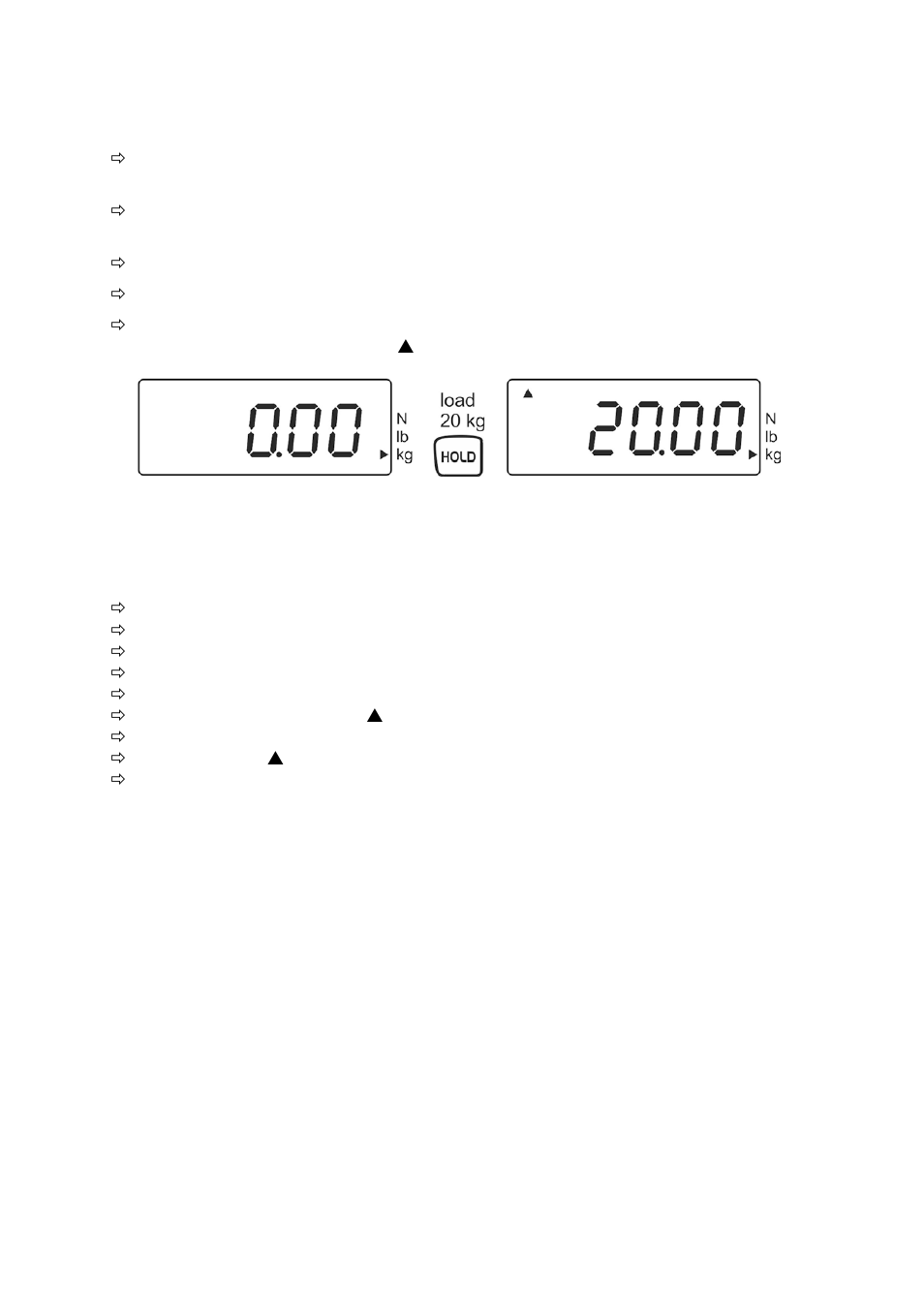 1 data-hold function, 2 animal weighing function | KERN & SOHN CH 50K100 User Manual | Page 20 / 30