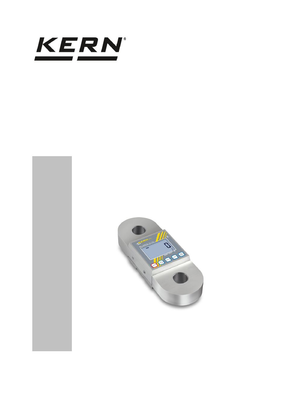 KERN & SOHN HFA 10T-3 User Manual | 41 pages