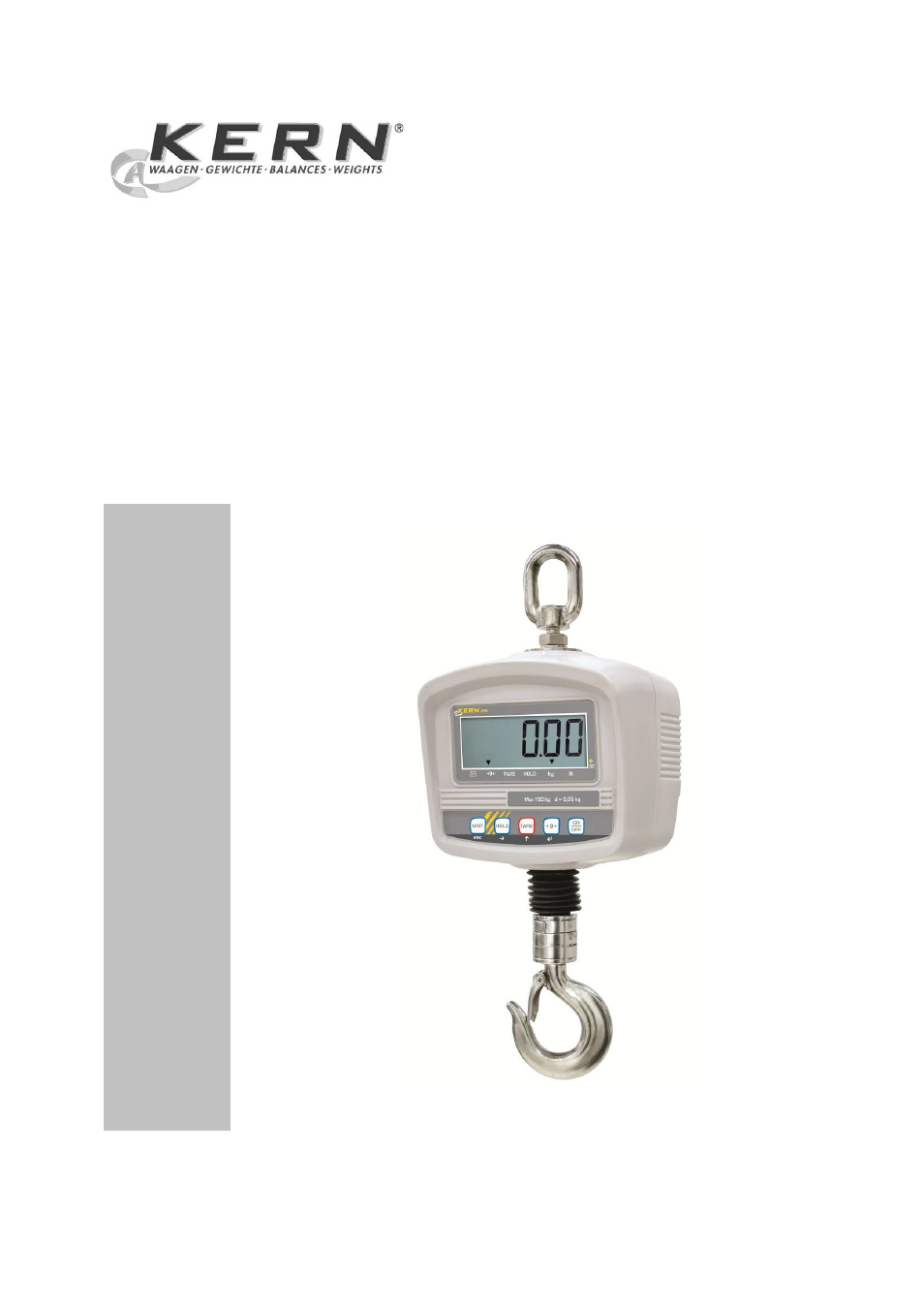 KERN & SOHN HFB 600K200 User Manual | 37 pages