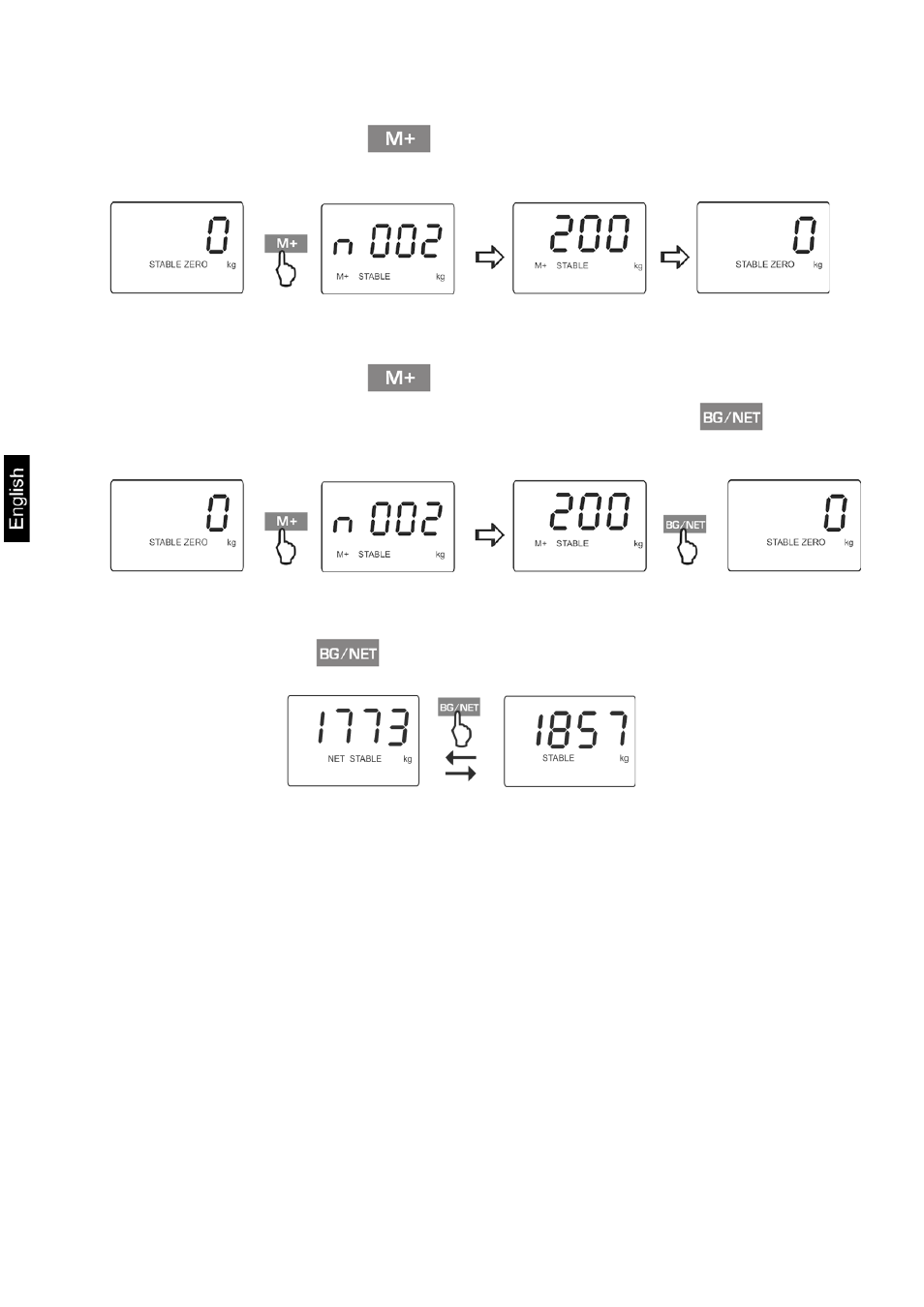 12 gross / net invocation | KERN & SOHN HFC 10T-3 User Manual | Page 32 / 47