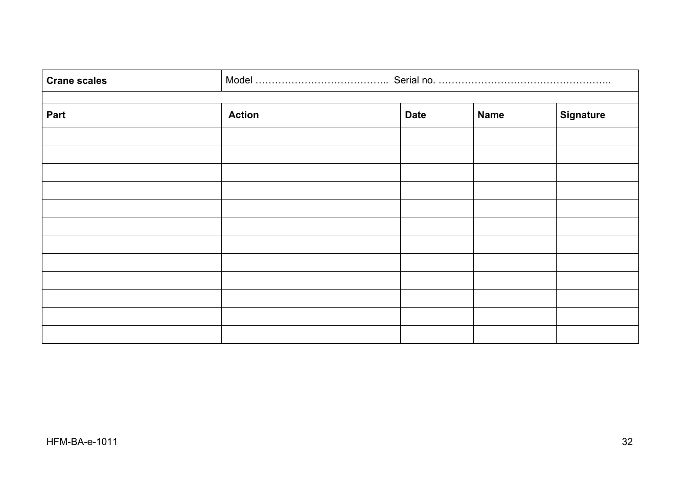 KERN & SOHN HFM 10T1 User Manual | Page 32 / 32