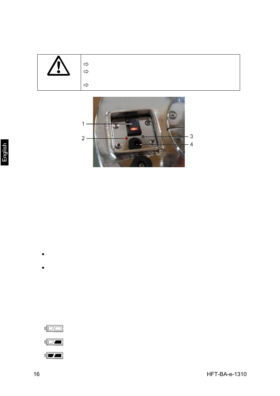 3 rechargeable battery operation | KERN & SOHN HFT 15T5 User Manual | Page 16 / 45