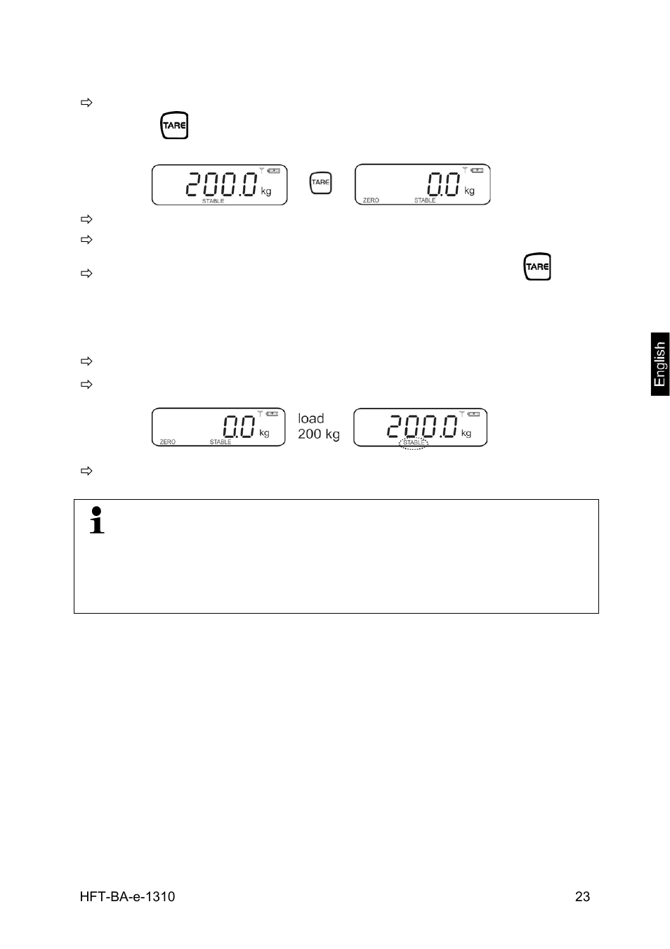 5 taring, 6 weighing | KERN & SOHN HFT 15T5 User Manual | Page 23 / 45