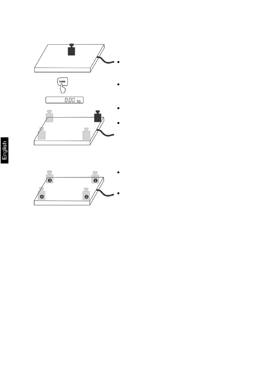 2 check and adjustment of the corner load | KERN & SOHN KXP V20 User Manual | Page 16 / 18