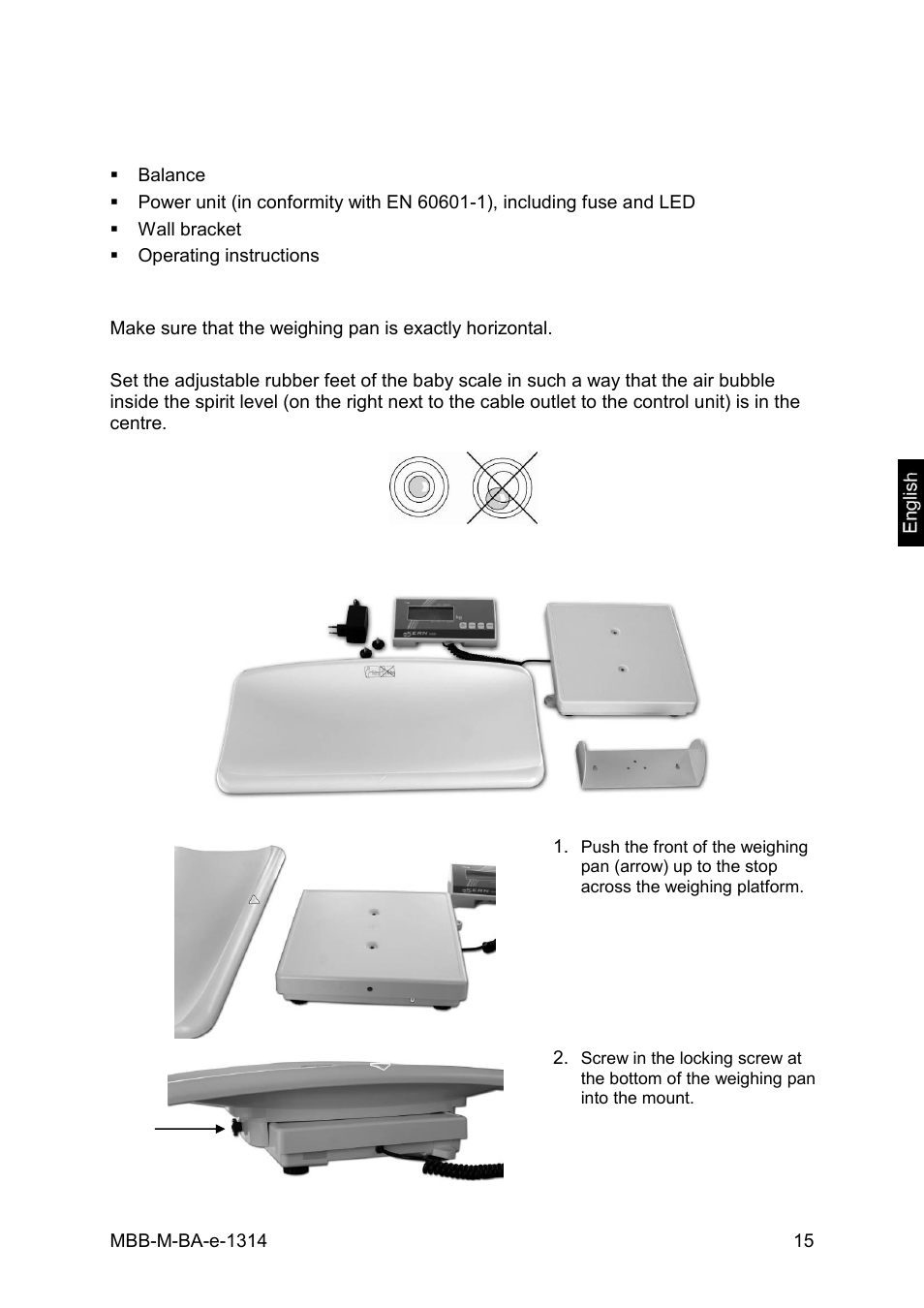 KERN & SOHN MBB 15K2DM User Manual | Page 15 / 34