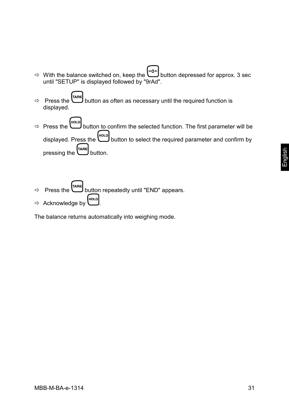 KERN & SOHN MBB 15K2DM User Manual | Page 31 / 34
