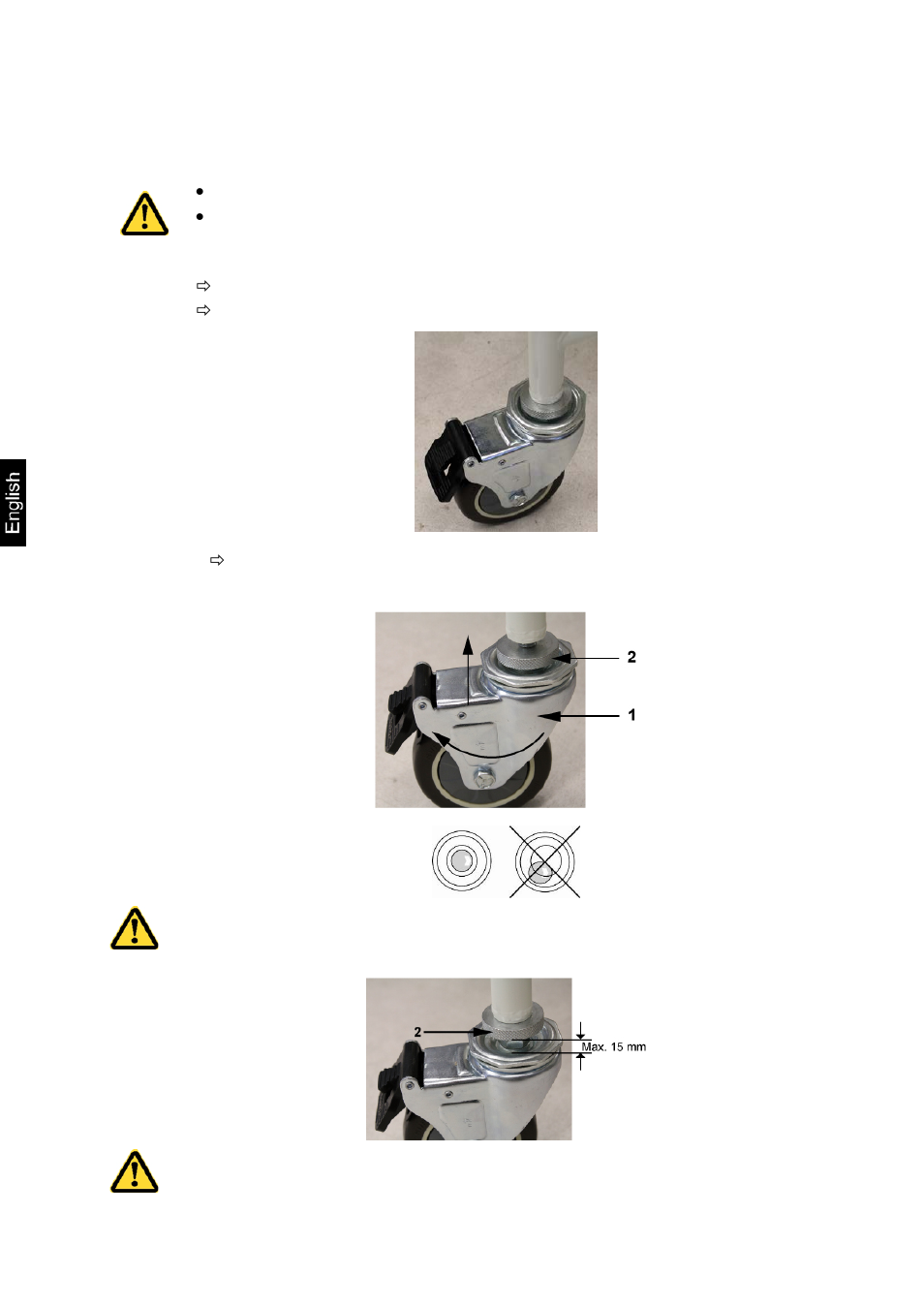 1 levelliing | KERN & SOHN MCB 300K100M User Manual | Page 22 / 52